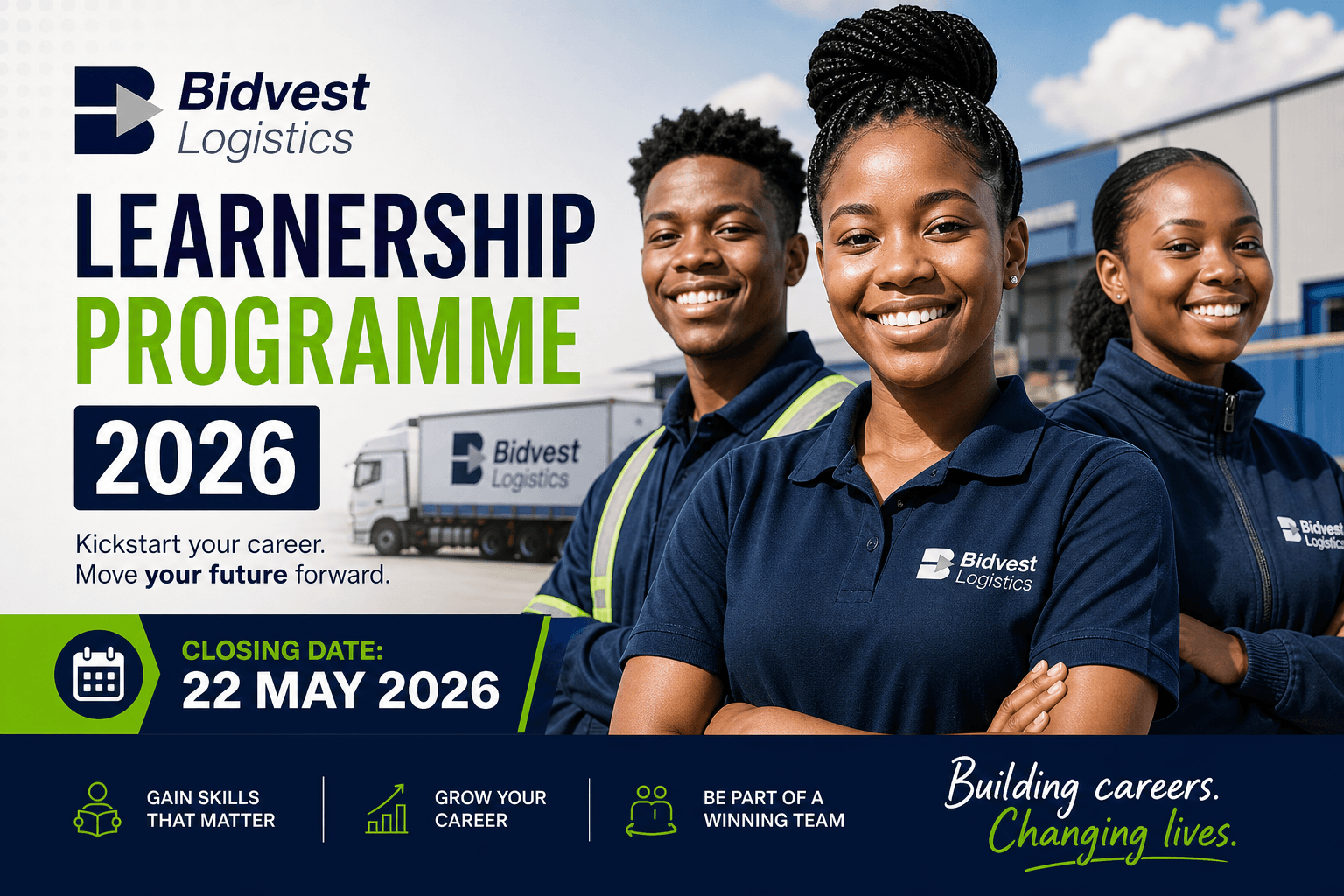 Bidvest Logistics Learnership Programme 2026 Closing 22 May