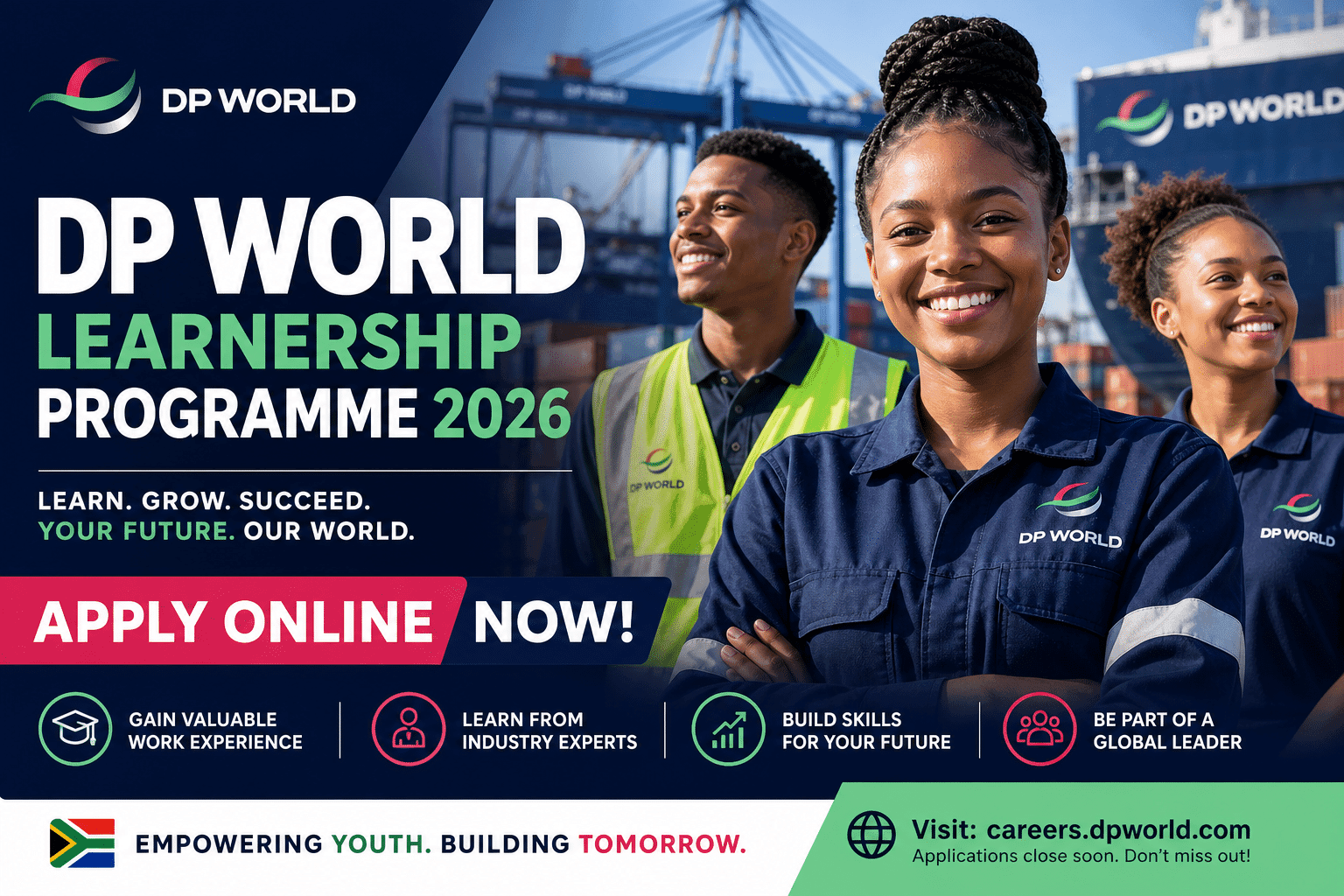 DP World Learnership Programme 2026: Apply Online Now