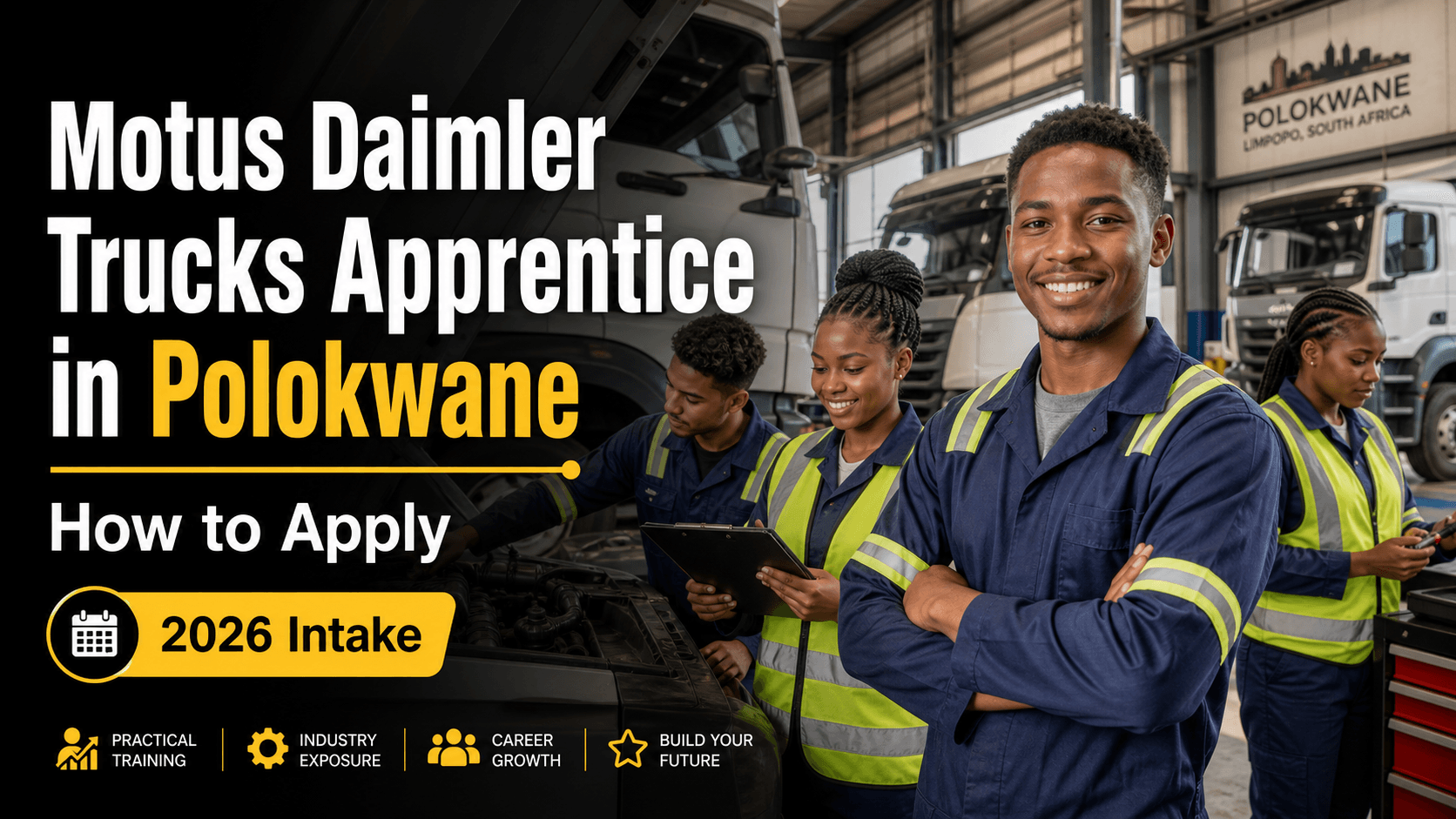 Motus Daimler Trucks Apprentice in Polokwane: How to Apply
