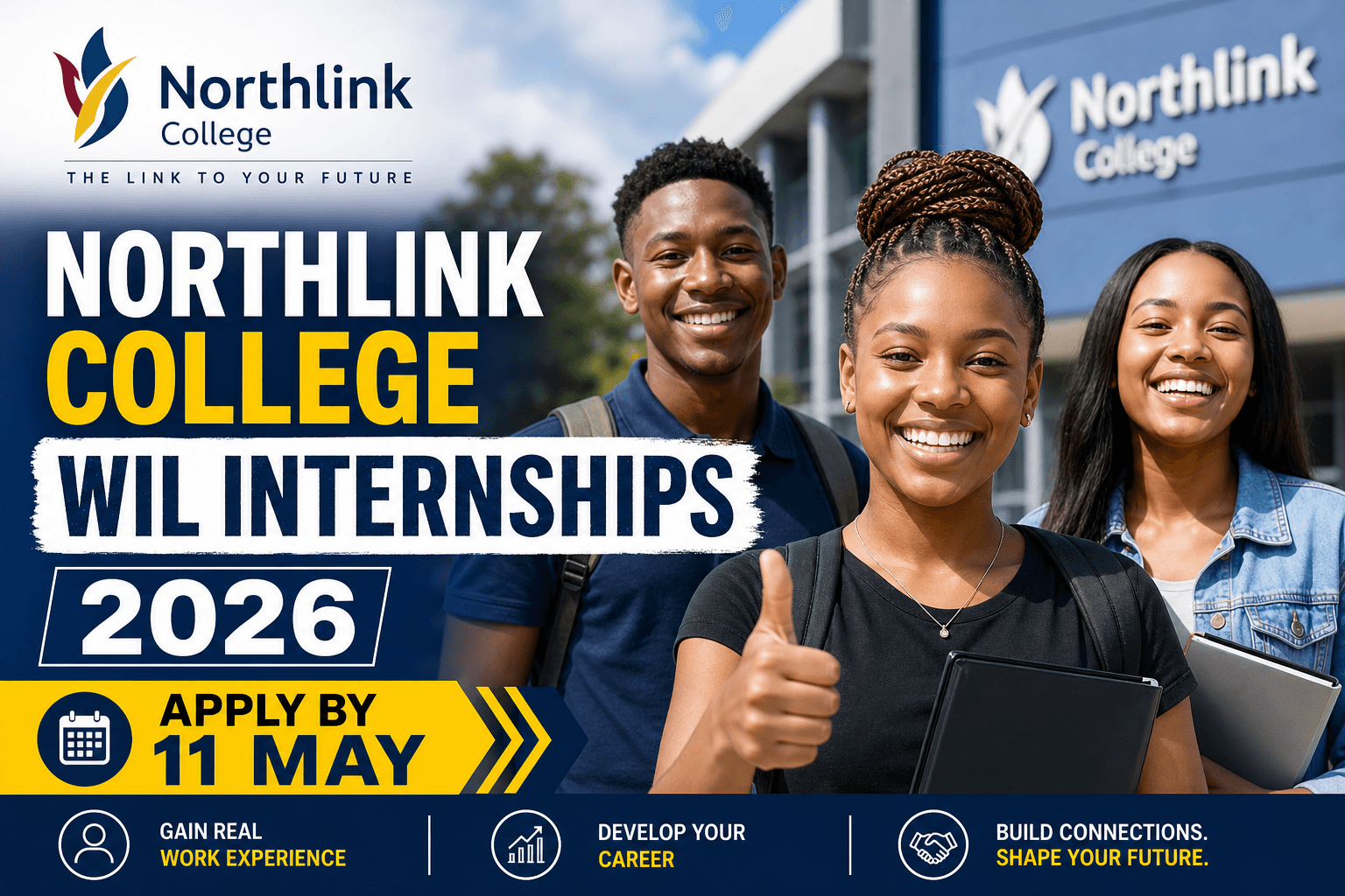 Northlink College WIL Internships 2026: Apply by 11 May