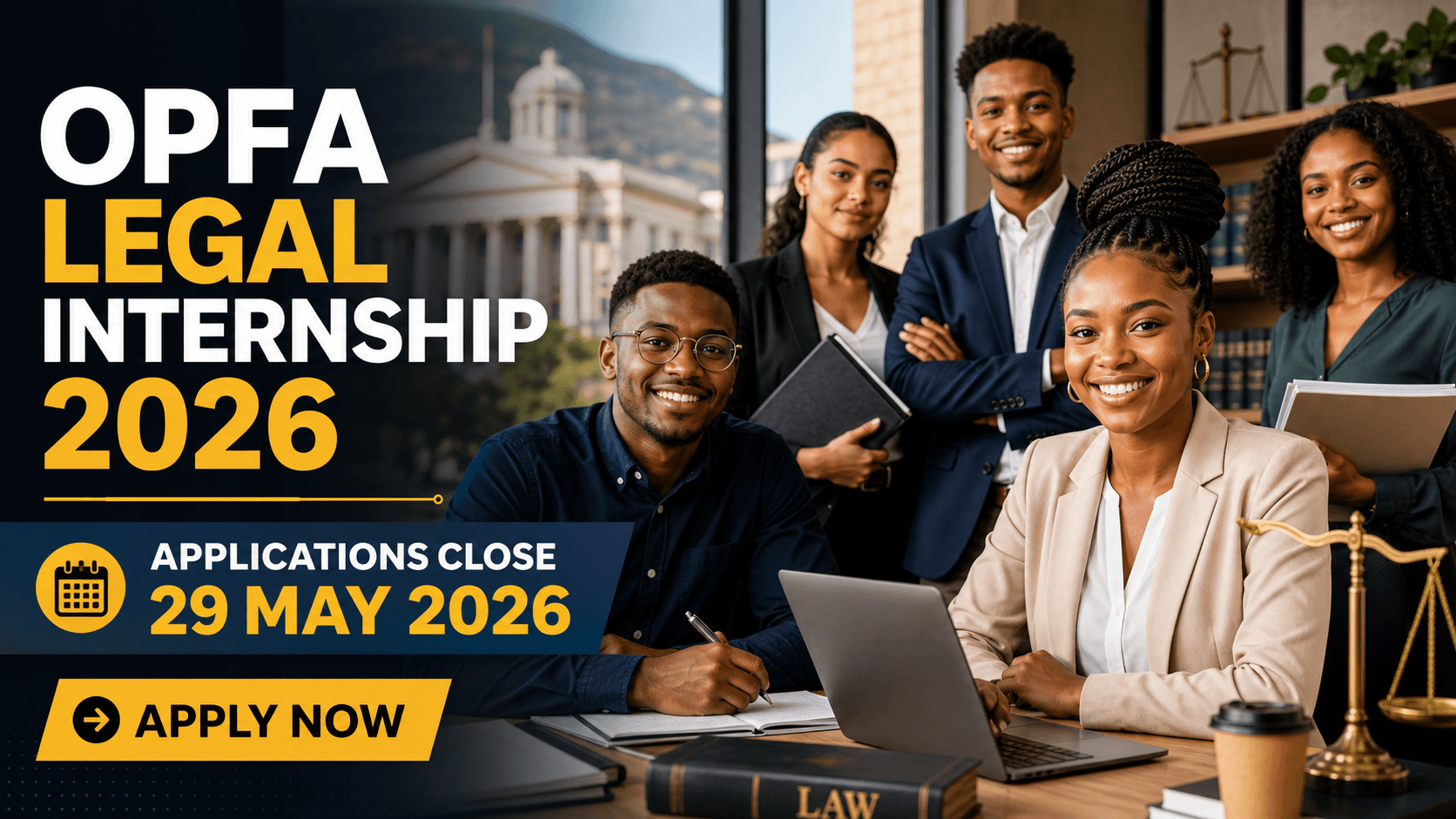 OPFA Legal Internship 2026: Applications Close 29 May 2026