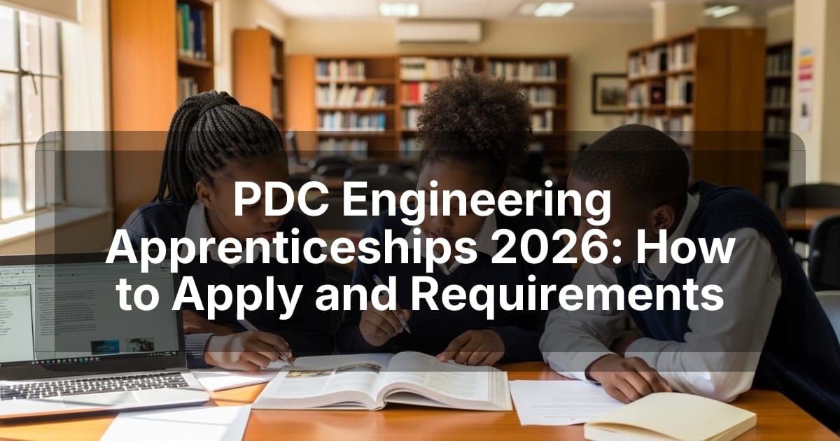 PDC Engineering Apprenticeships 2026: How to Apply and Requirements
