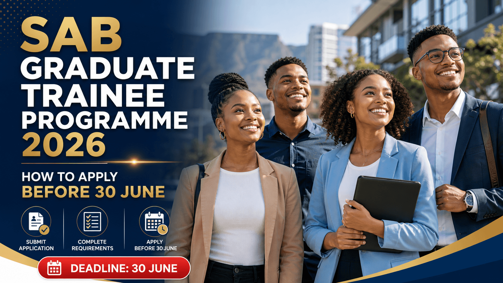 SAB Graduate Trainee Programme 2026: How to Apply Before 30 June