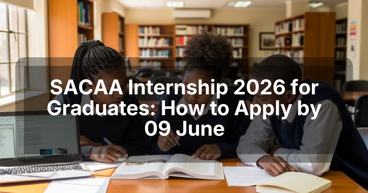 SACAA Internship 2026 for Graduates: How to Apply by 09 June