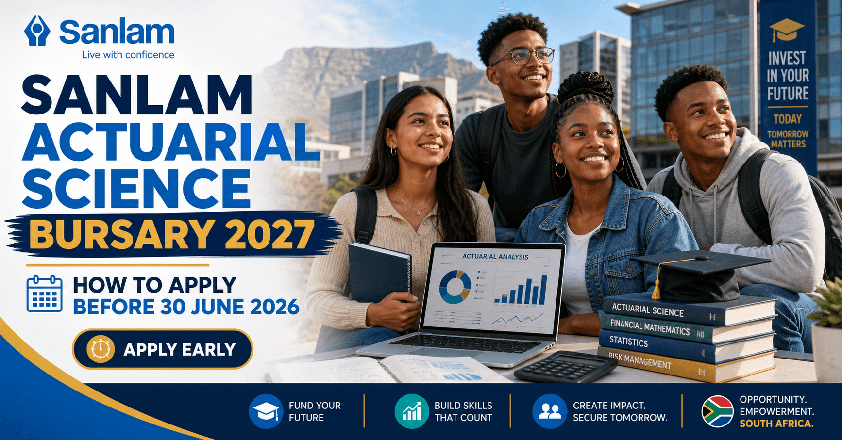 Sanlam Actuarial Science Bursary 2027: How to Apply Before 30 June 2026