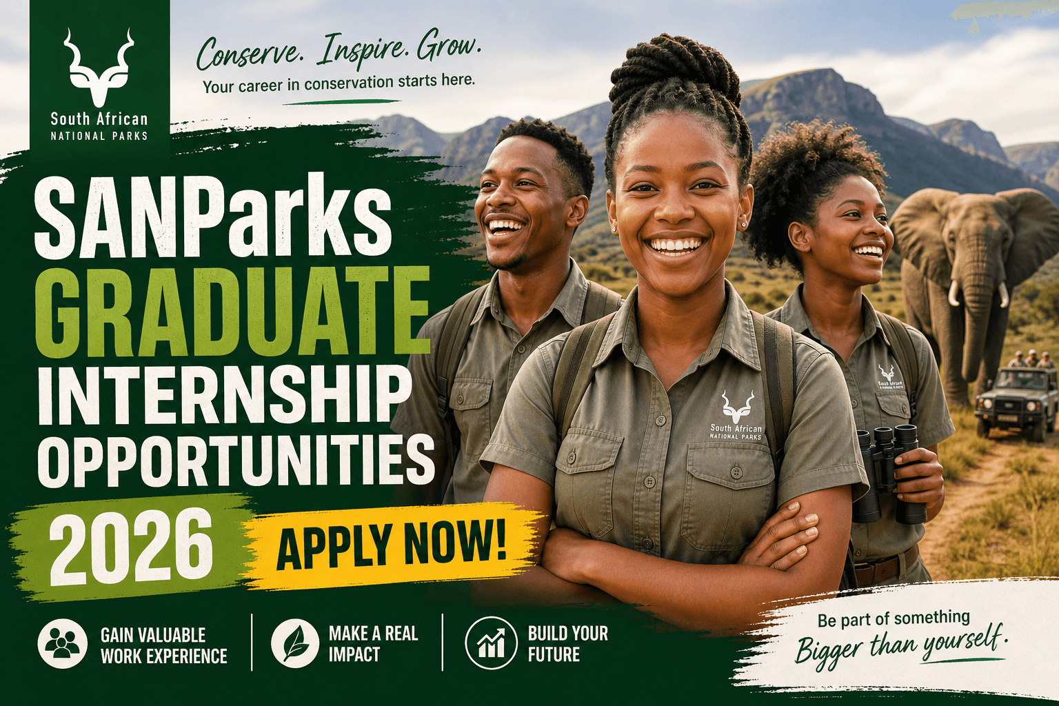 SANParks Graduate Internship Opportunities 2026: Apply Now