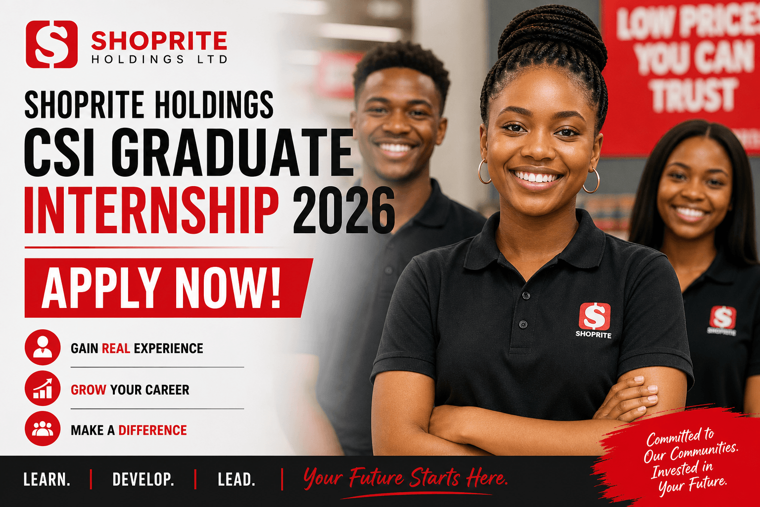 Shoprite Holdings CSI Graduate Internship 2026: Apply Now