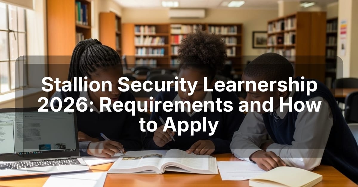 Stallion Security Learnership 2026: Requirements and How to Apply