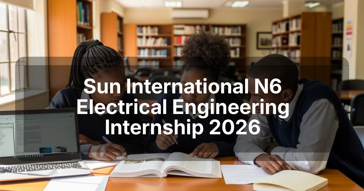 Sun International N6 Electrical Engineering Internship 2026