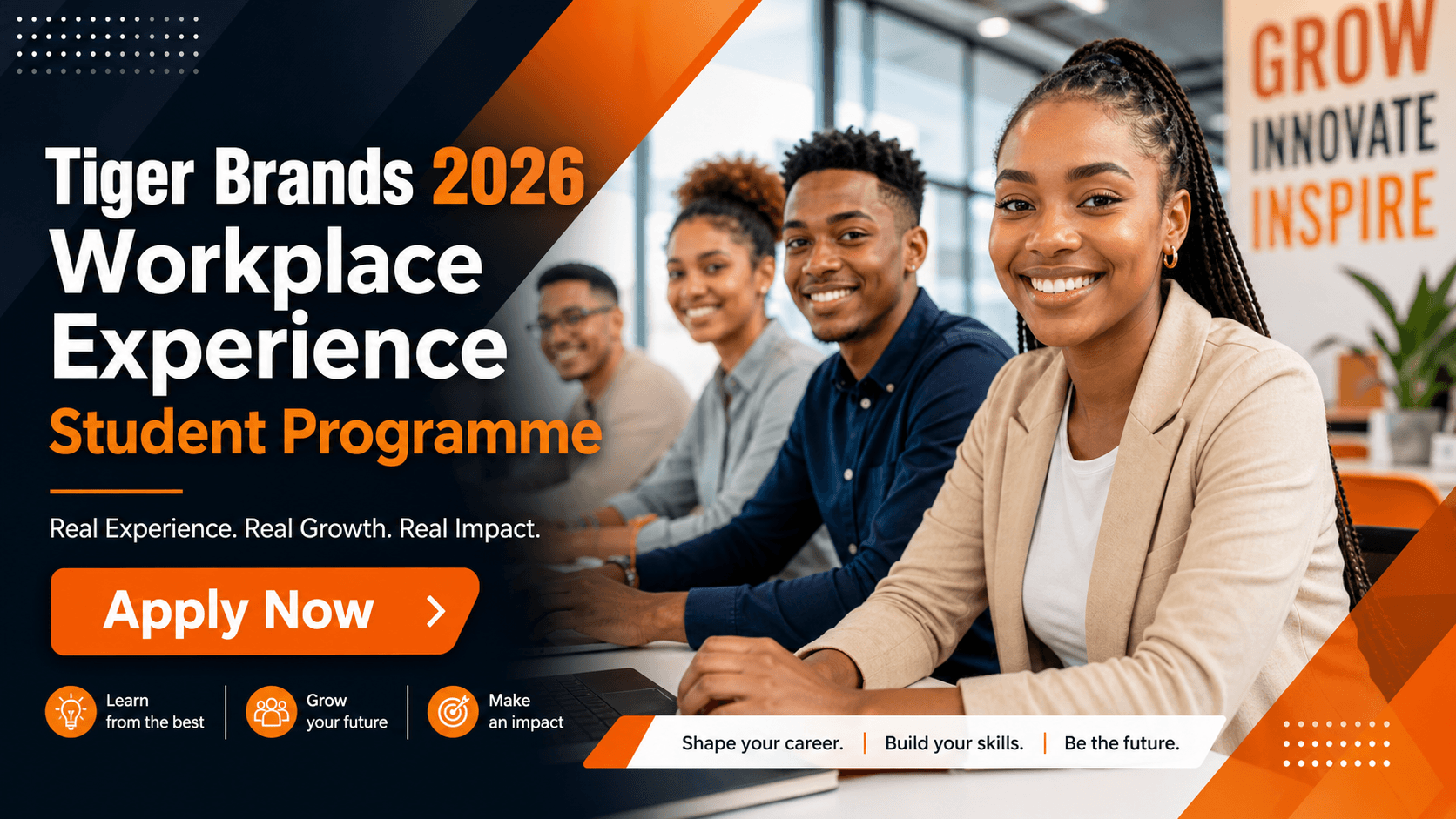 Tiger Brands 2026 Workplace Experience Student Programme: Apply