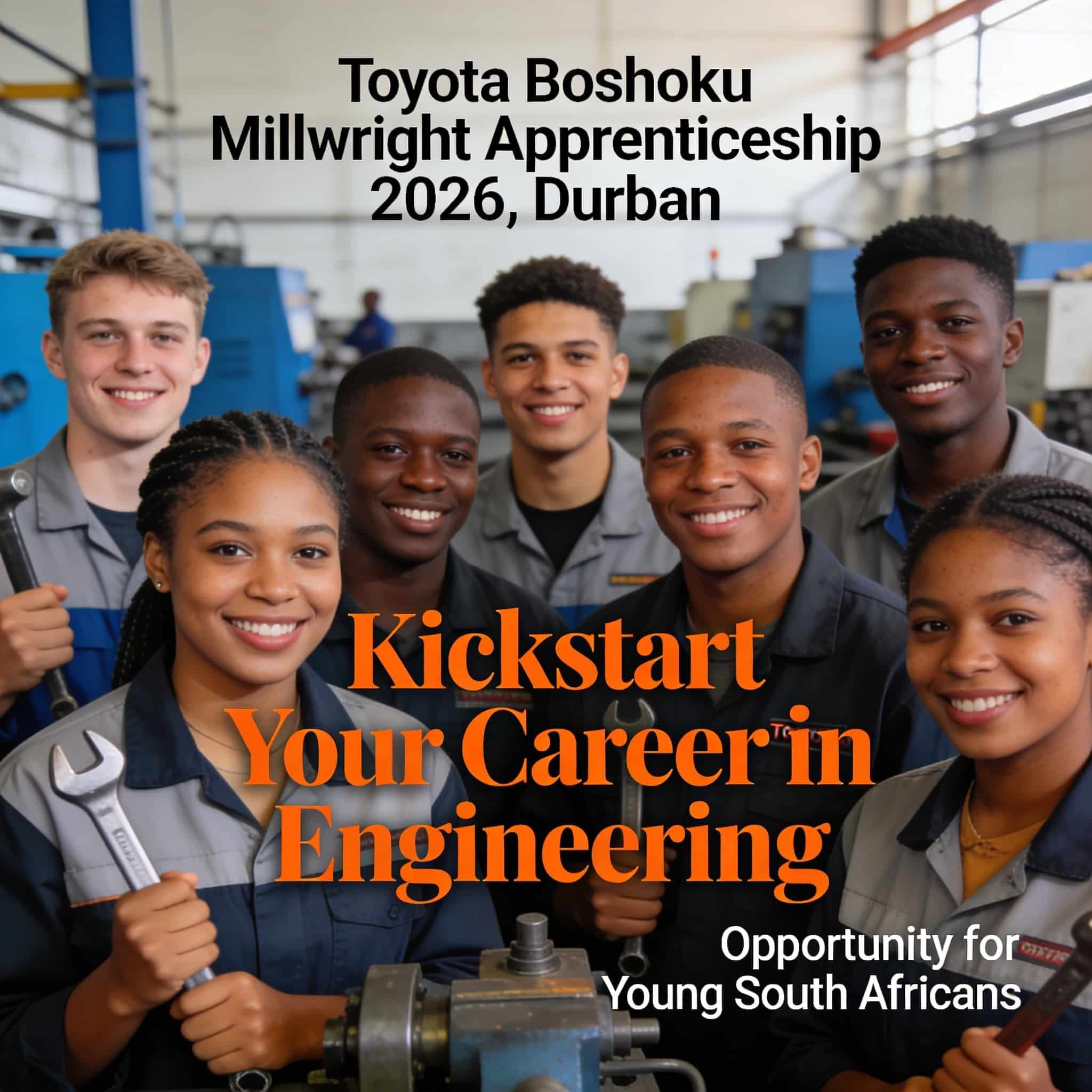 Toyota Boshoku Millwright Apprenticeship 2026, Durban