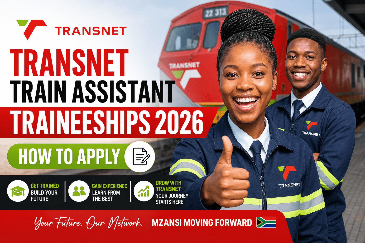 Transnet Train Assistant Traineeships 2026: How to Apply