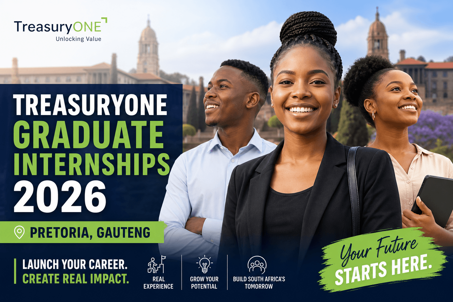 TreasuryONE Graduate Internships 2026 in Pretoria, Gauteng