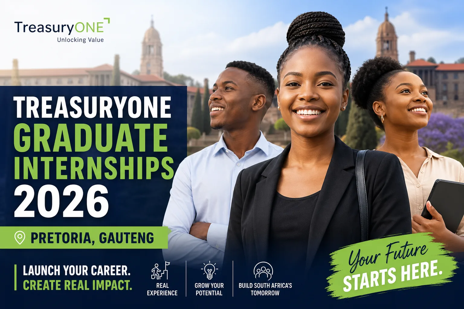 TreasuryONE Graduate Internships 2026 in Pretoria, Gauteng