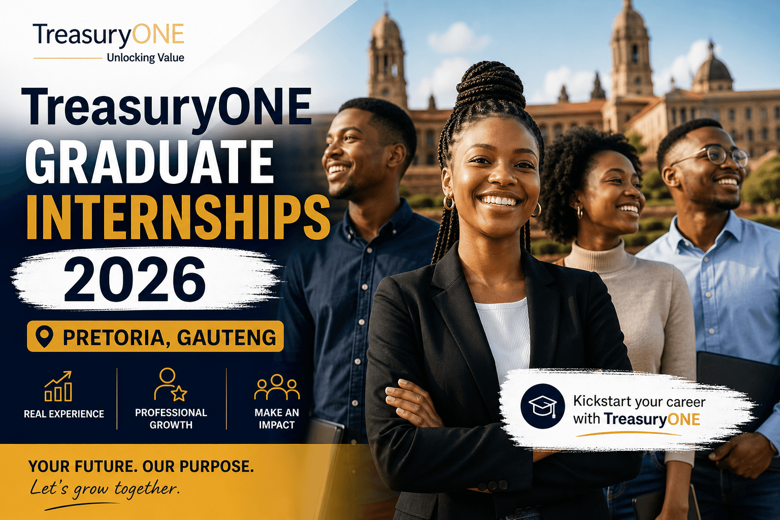TreasuryONE Graduate Internships 2026 in Pretoria, Gauteng