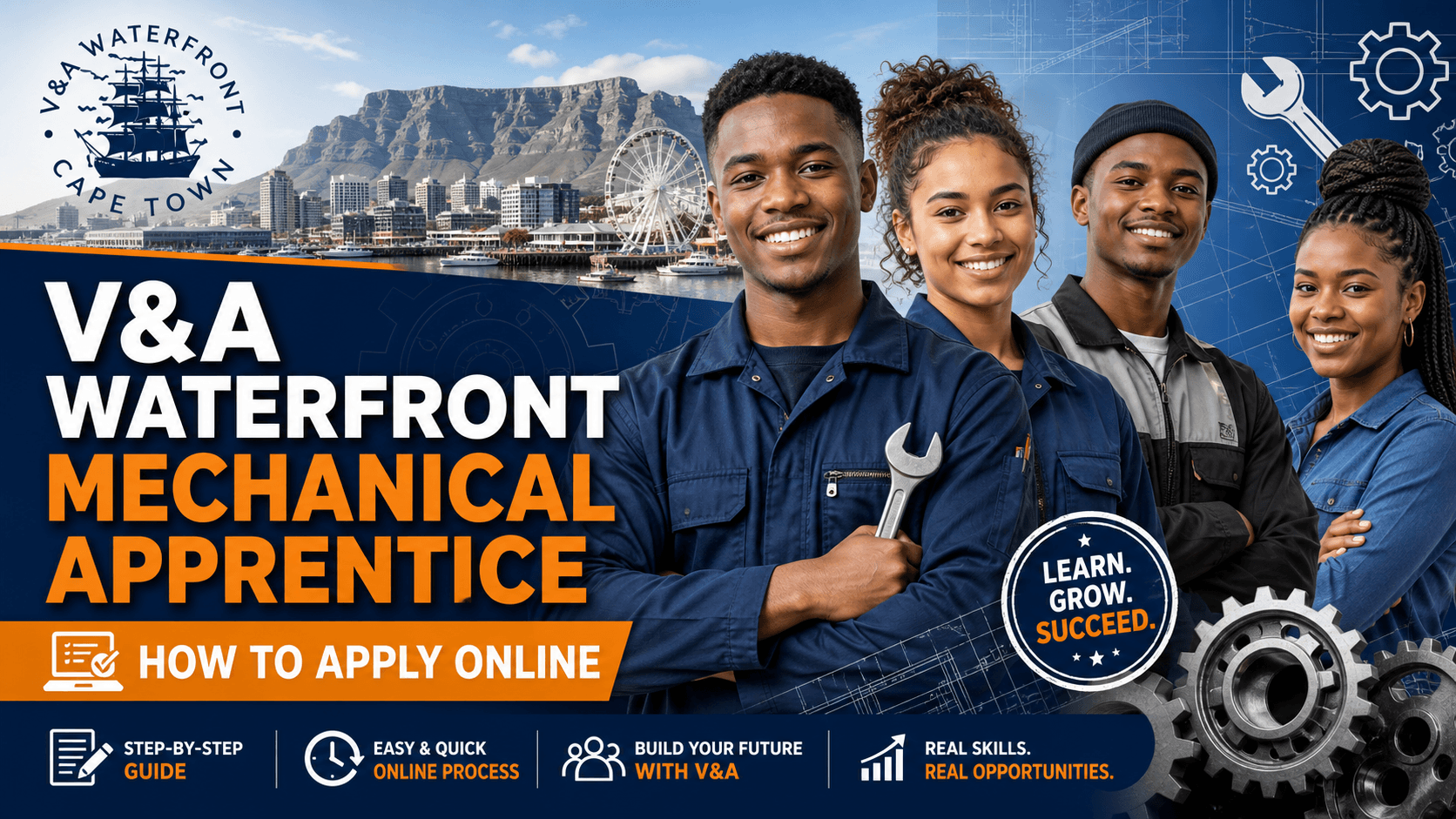 V&A Waterfront Mechanical Apprentice: How to Apply Online