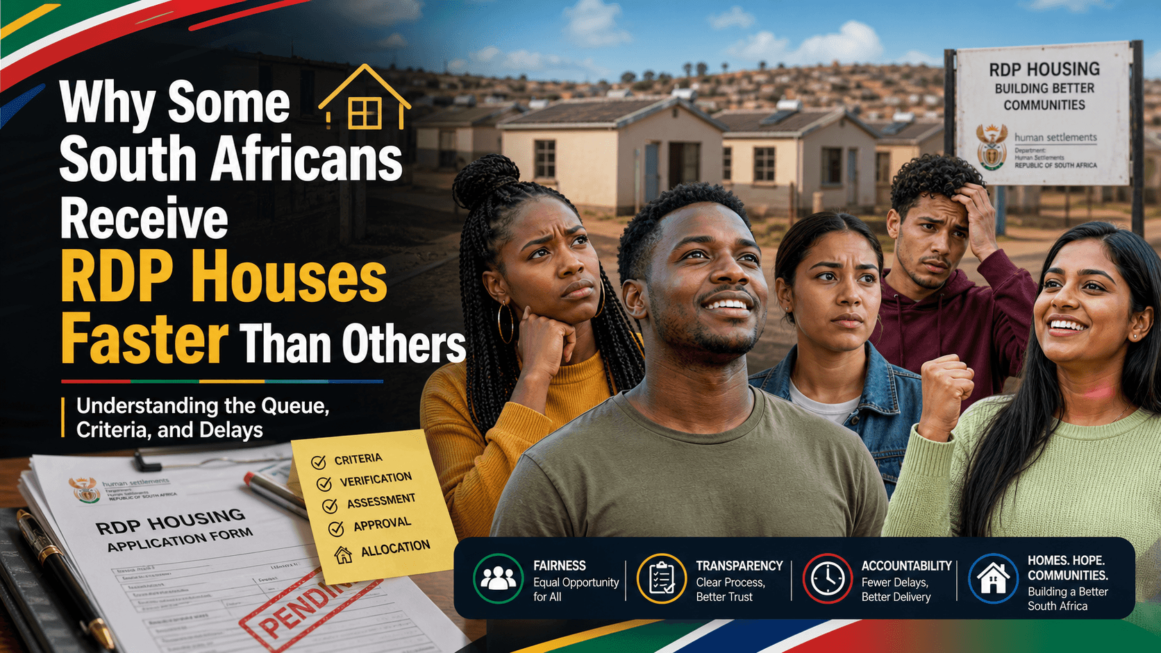 Why Some South Africans Receive RDP Houses Faster Than Others