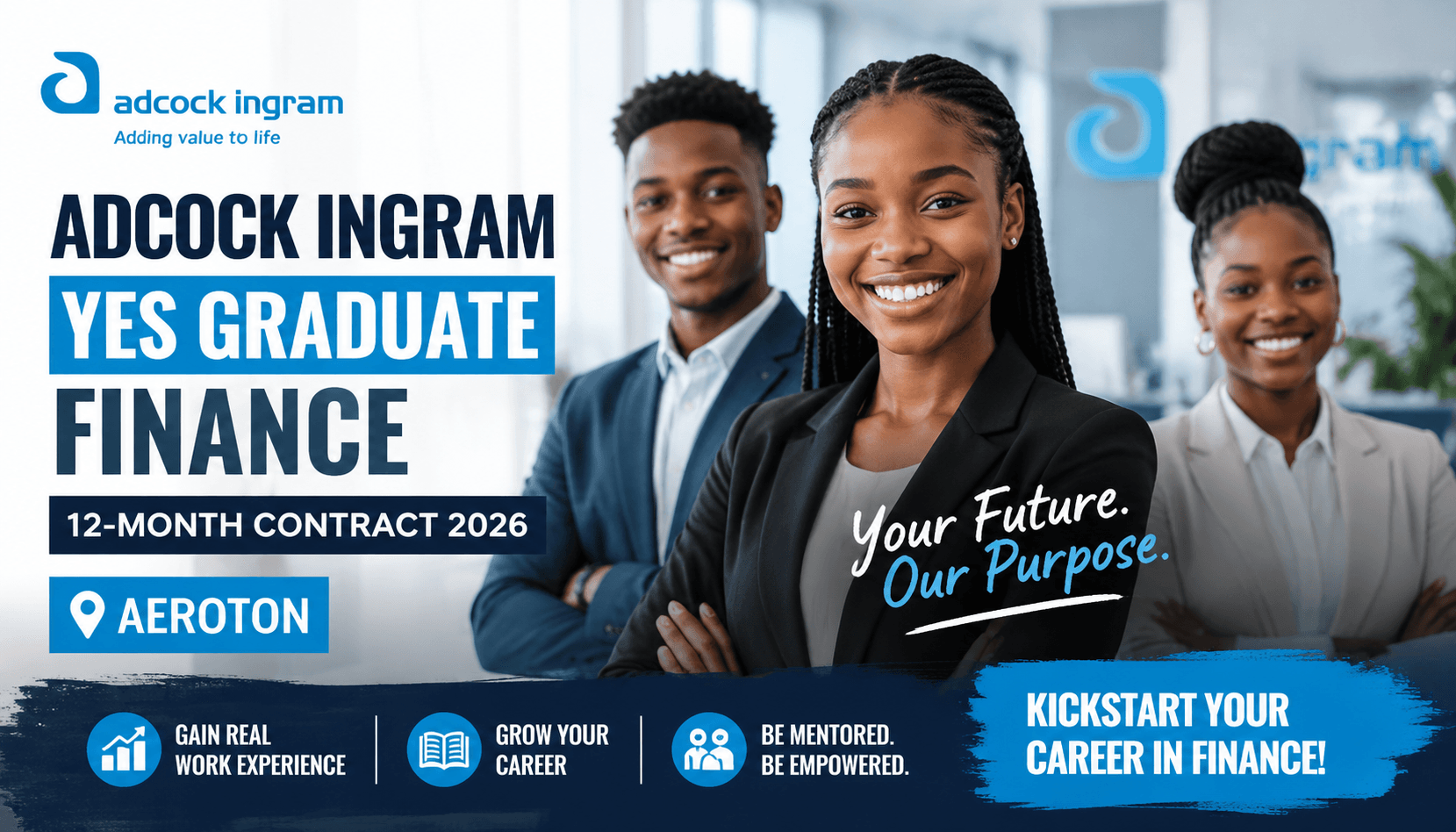 Adcock Ingram YES Graduate Finance 12-Month Contract 2026 – Aeroton