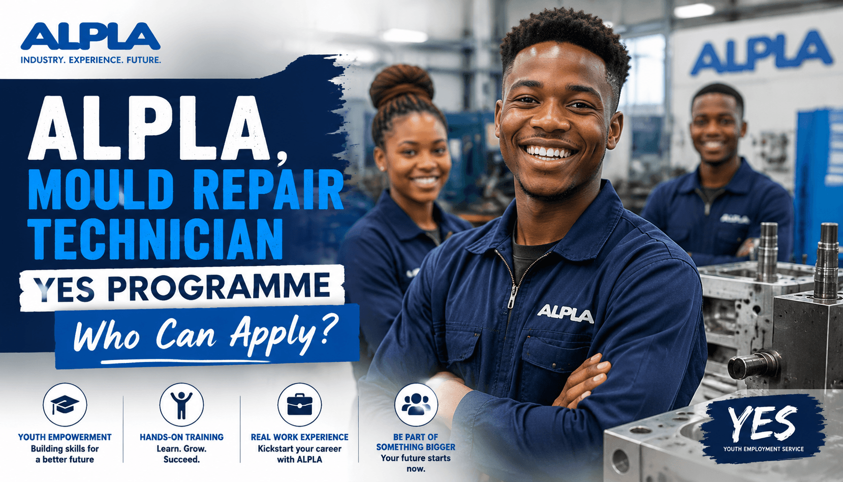 ALPLA Mould Repair Technician YES Programme: Who Can Apply