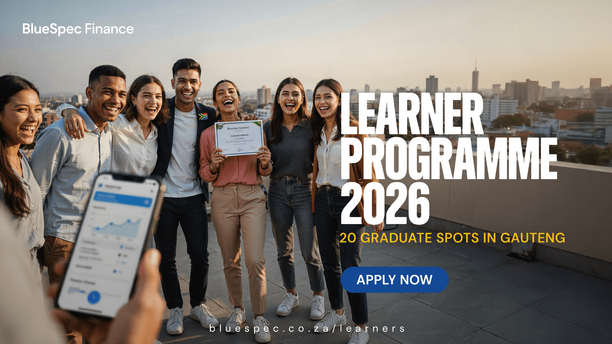BlueSpec Finance Learner Programme 2026 – 20 Graduate Spots in Gauteng