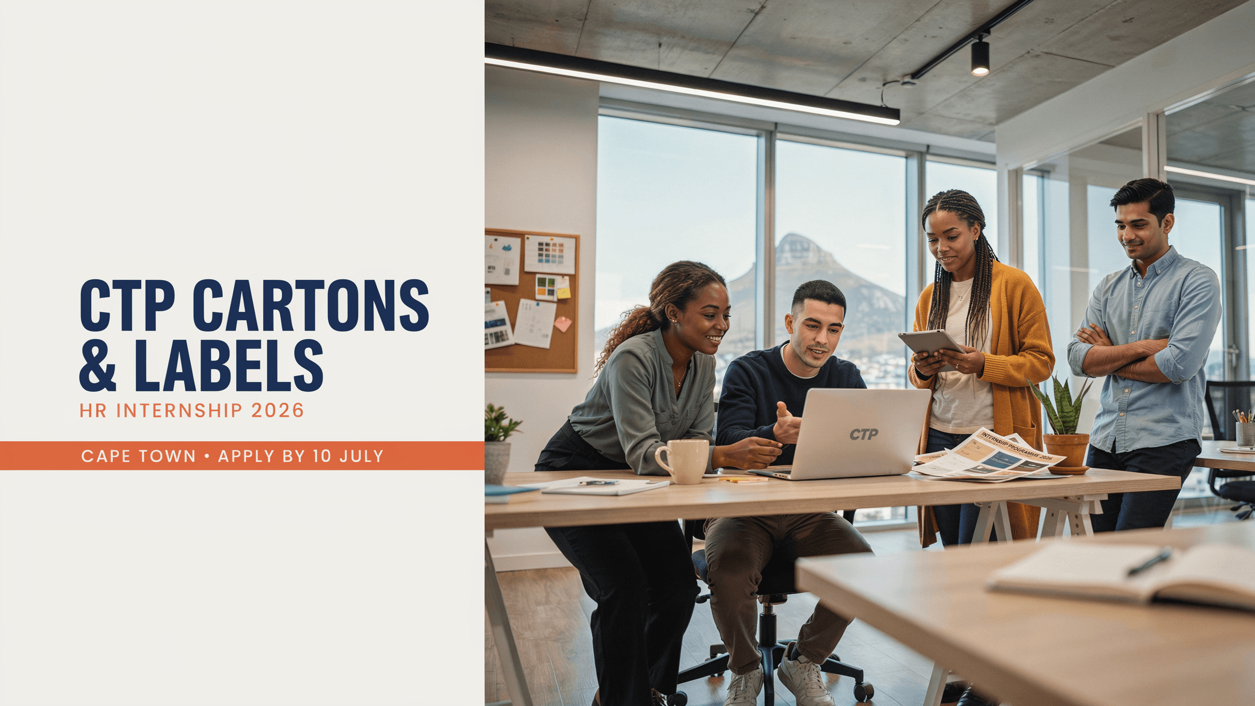 CTP Cartons & Labels HR Internship 2026 – Cape Town, Apply by 10 July