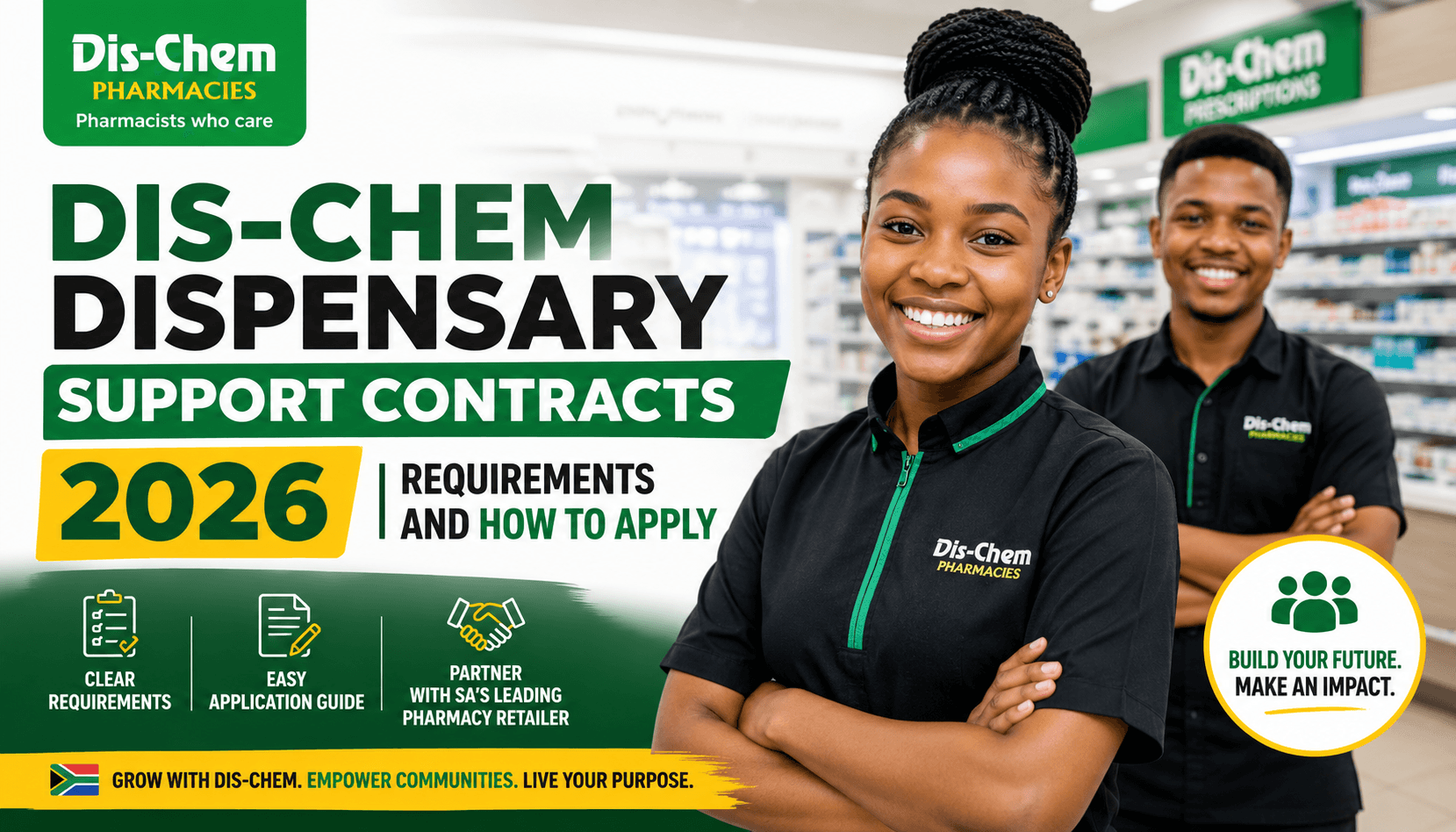 Dis-Chem Dispensary Support Contracts 2026: Requirements and How to Apply