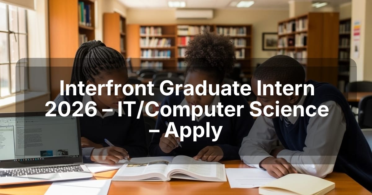 Interfront Graduate Intern 2026 – IT/Computer Science – Apply