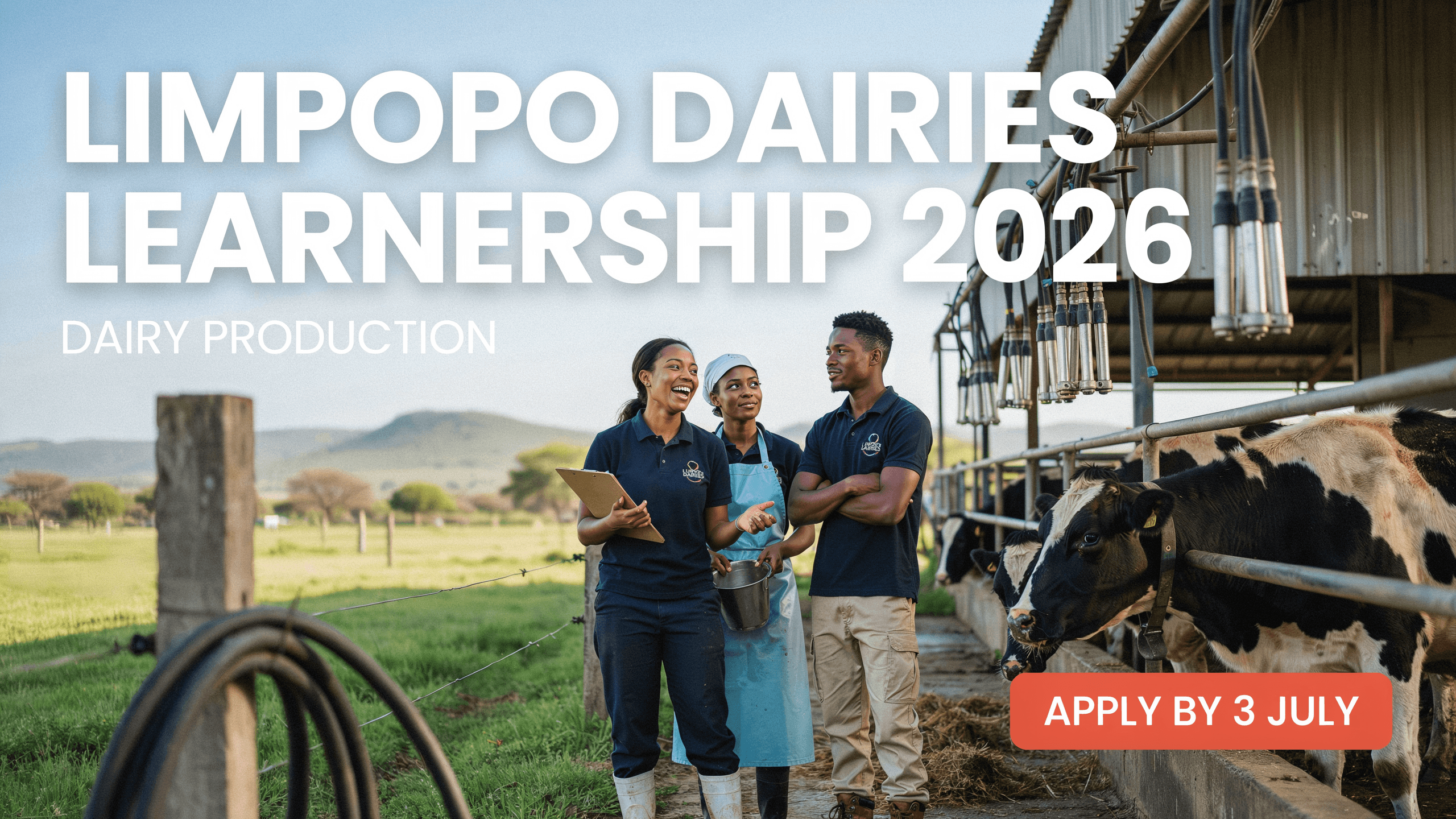 Limpopo Dairies Learnership 2026 – Dairy Production – Apply by 3 July