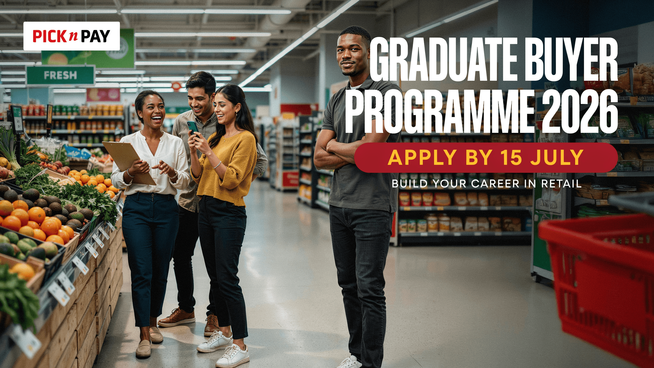 Pick n Pay Graduate Buyer Programme 2026 – Apply by 15 July