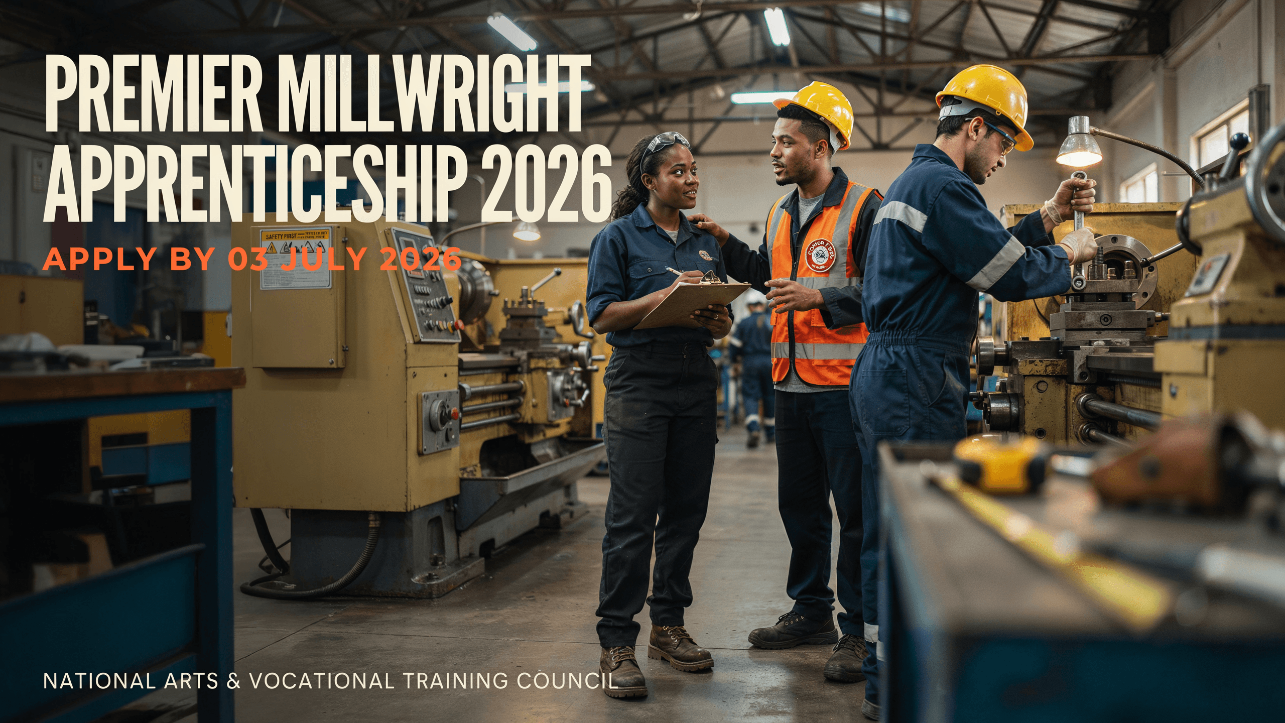 Premier Millwright Apprenticeship 2026 – Apply by 03 July 2026