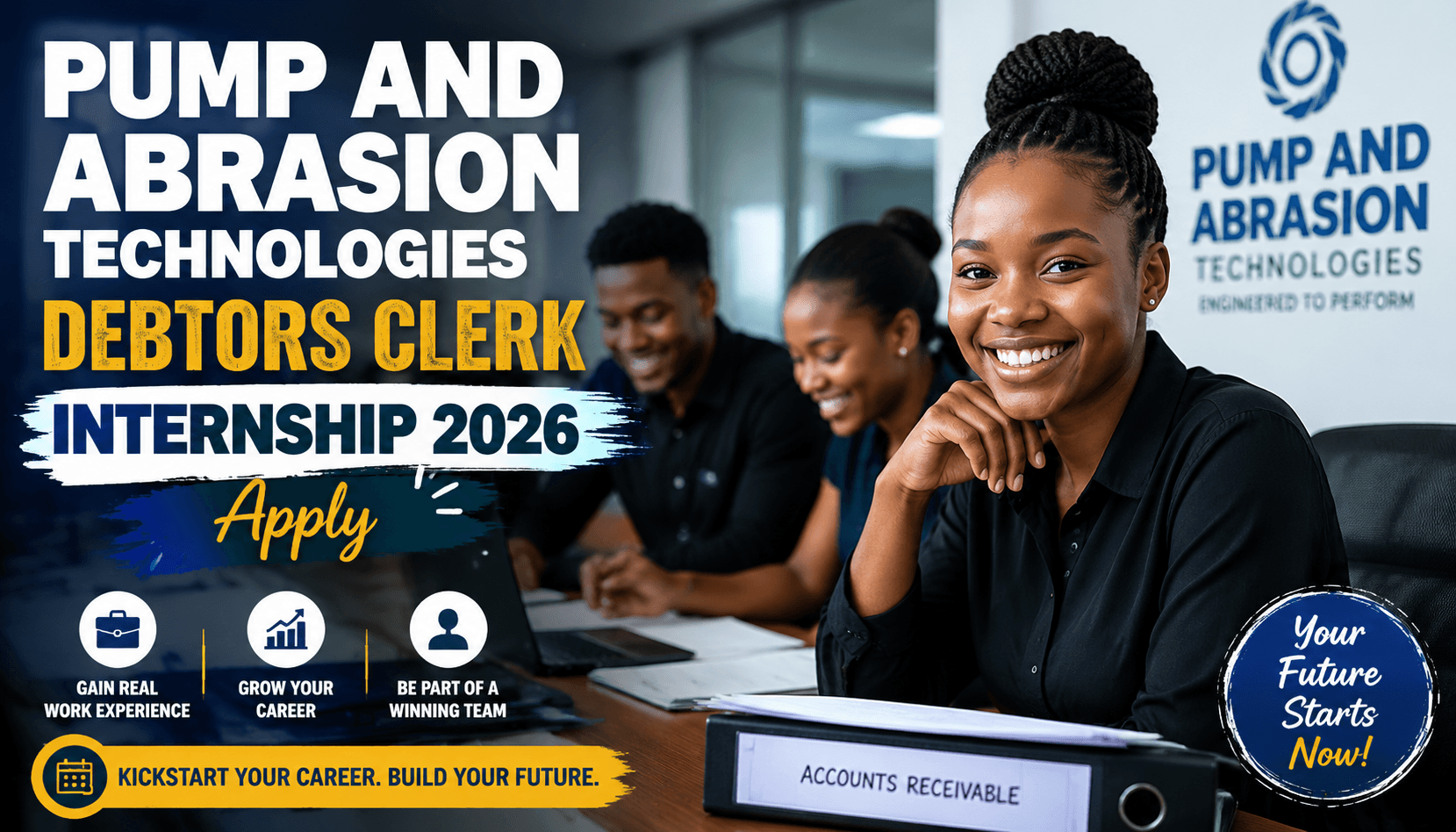 Pump and Abrasion Technologies Debtors Clerk Internship 2026 - Apply