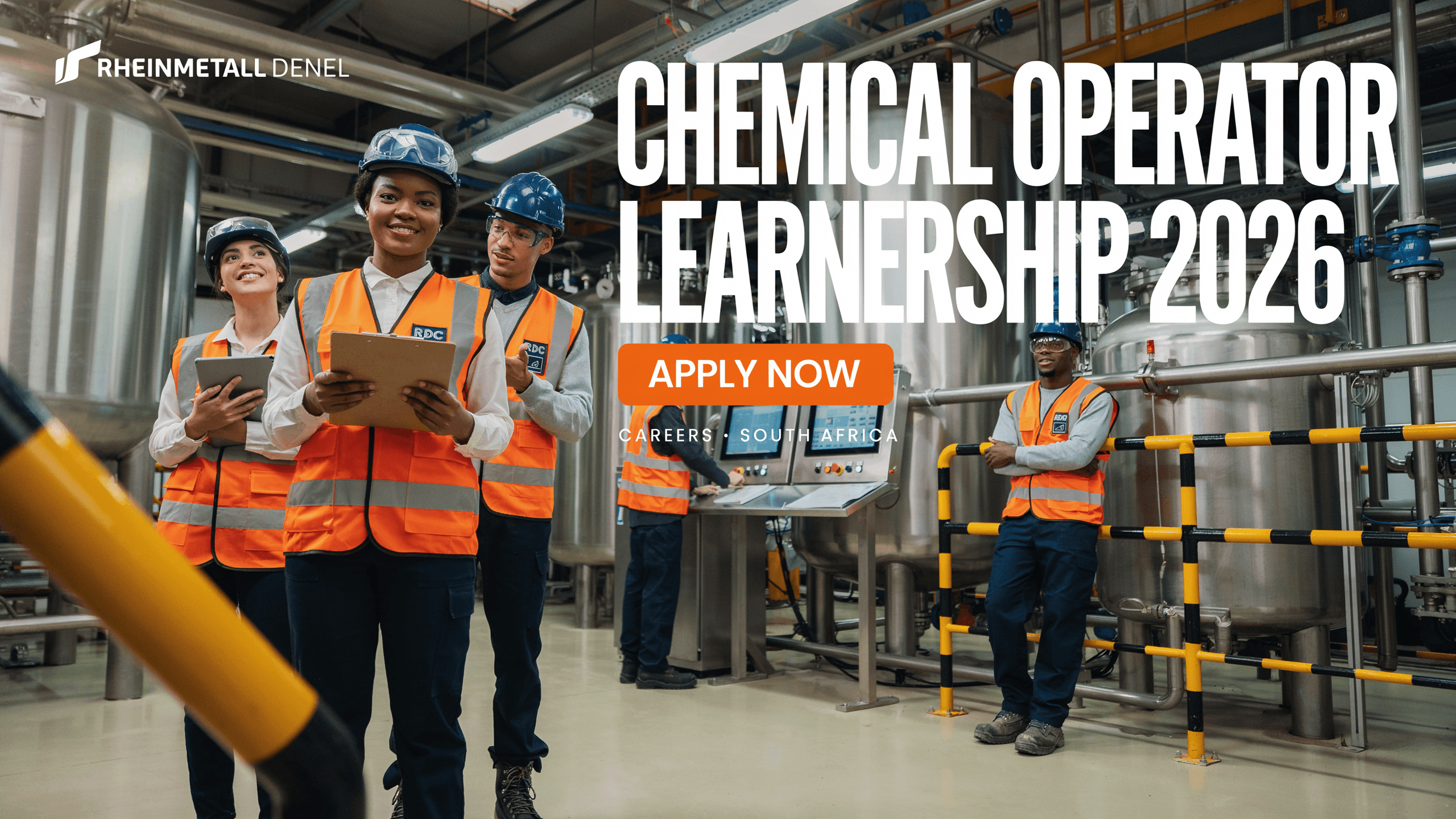 Rheinmetall Denel Chemical Operator Learnership 2026 – Apply