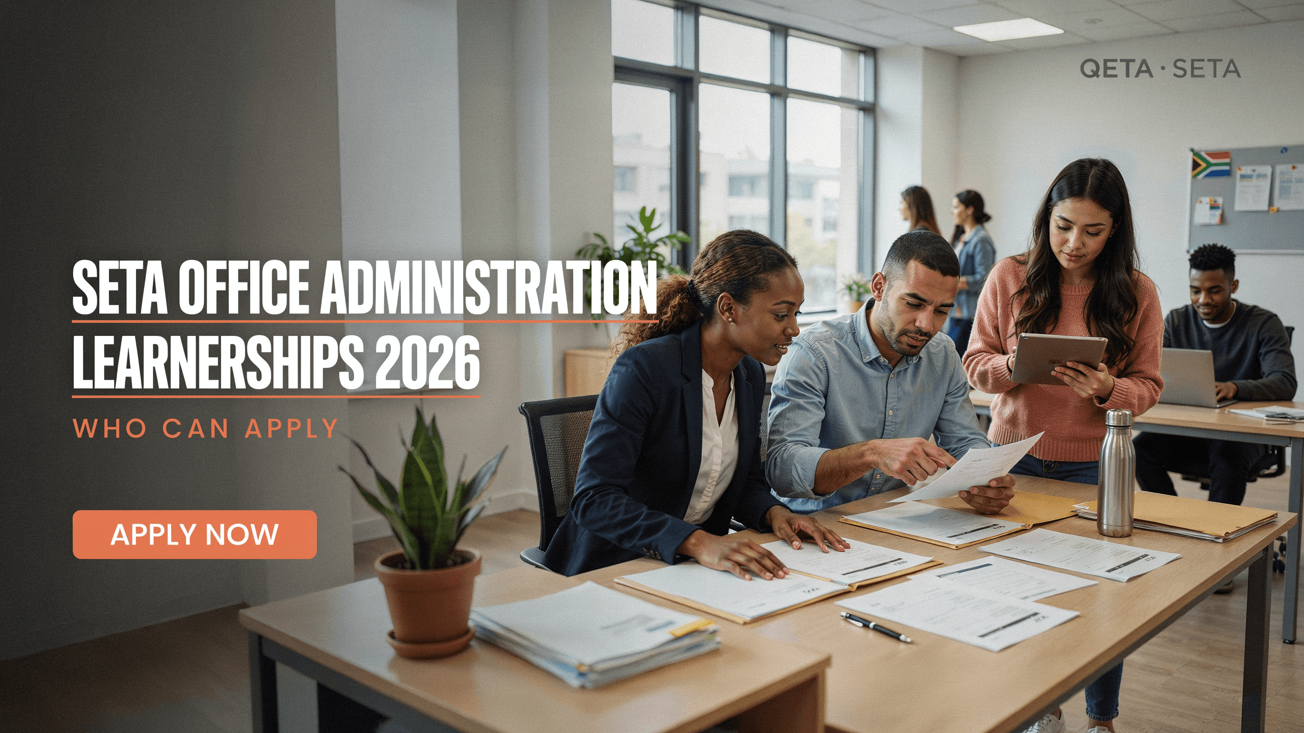 SETA Office Administration Learnerships 2026 – Who Can Apply