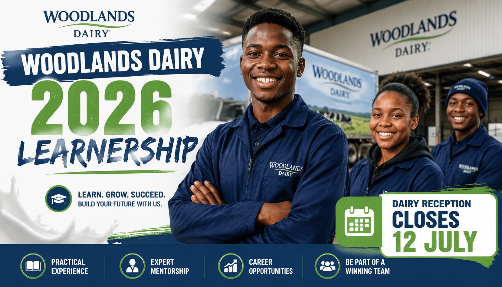 Woodlands Dairy 2026 Learnership – Dairy Reception Closes 12 July