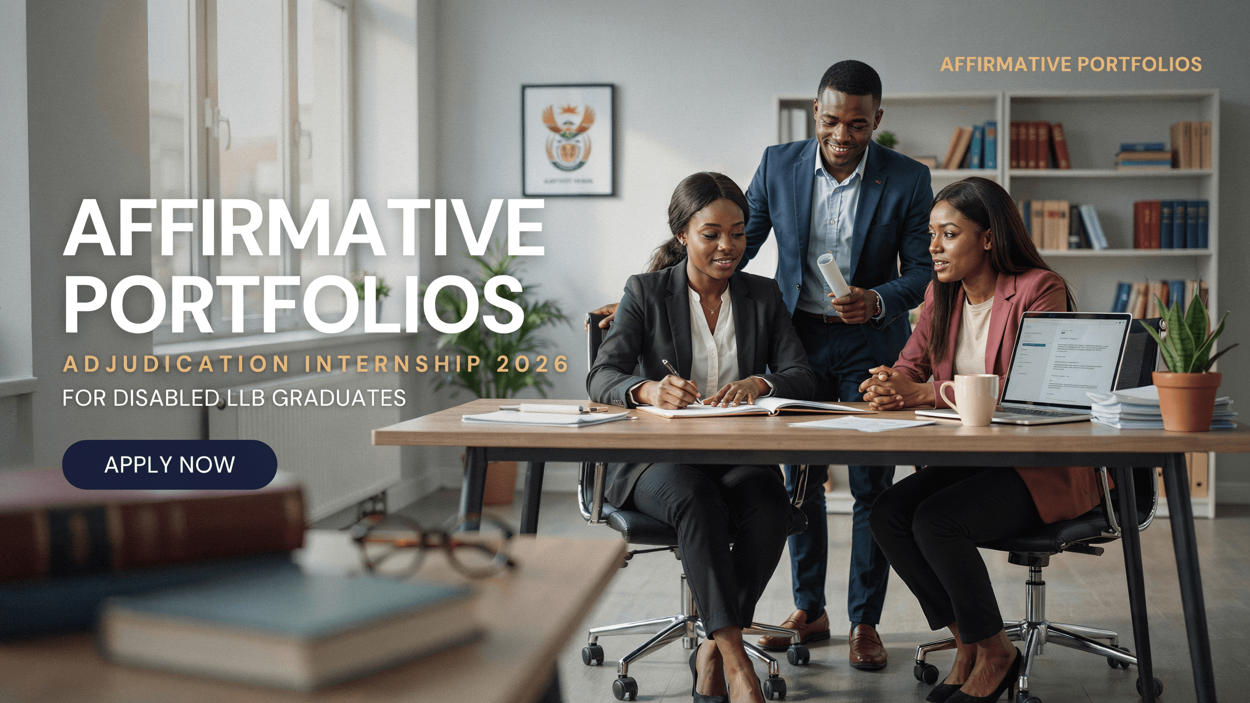 Affirmative Portfolios Adjudication Internship 2026 –disabled LLB grads
