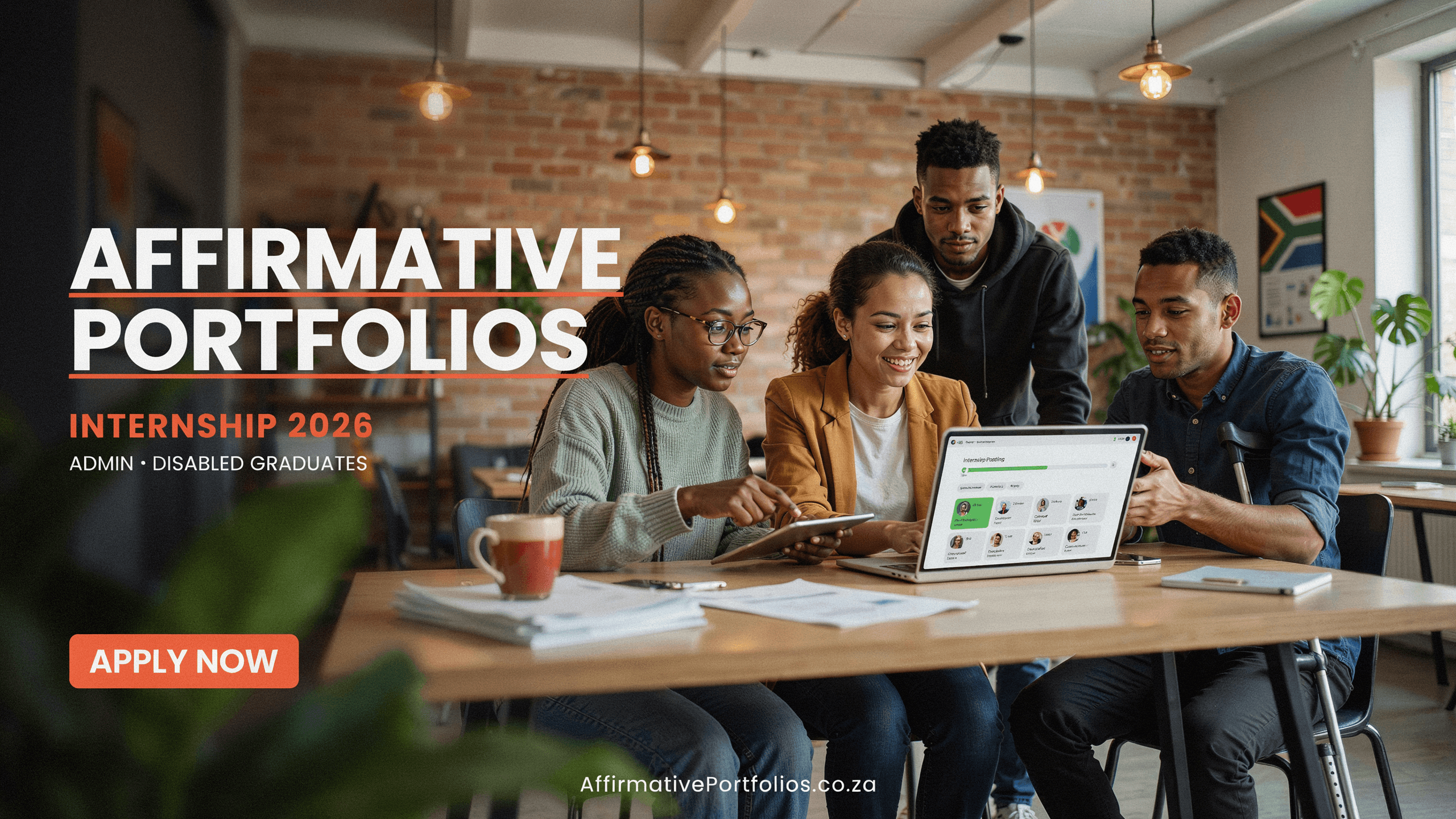 Affirmative Portfolios Internship 2026 – Admin – disabled graduates