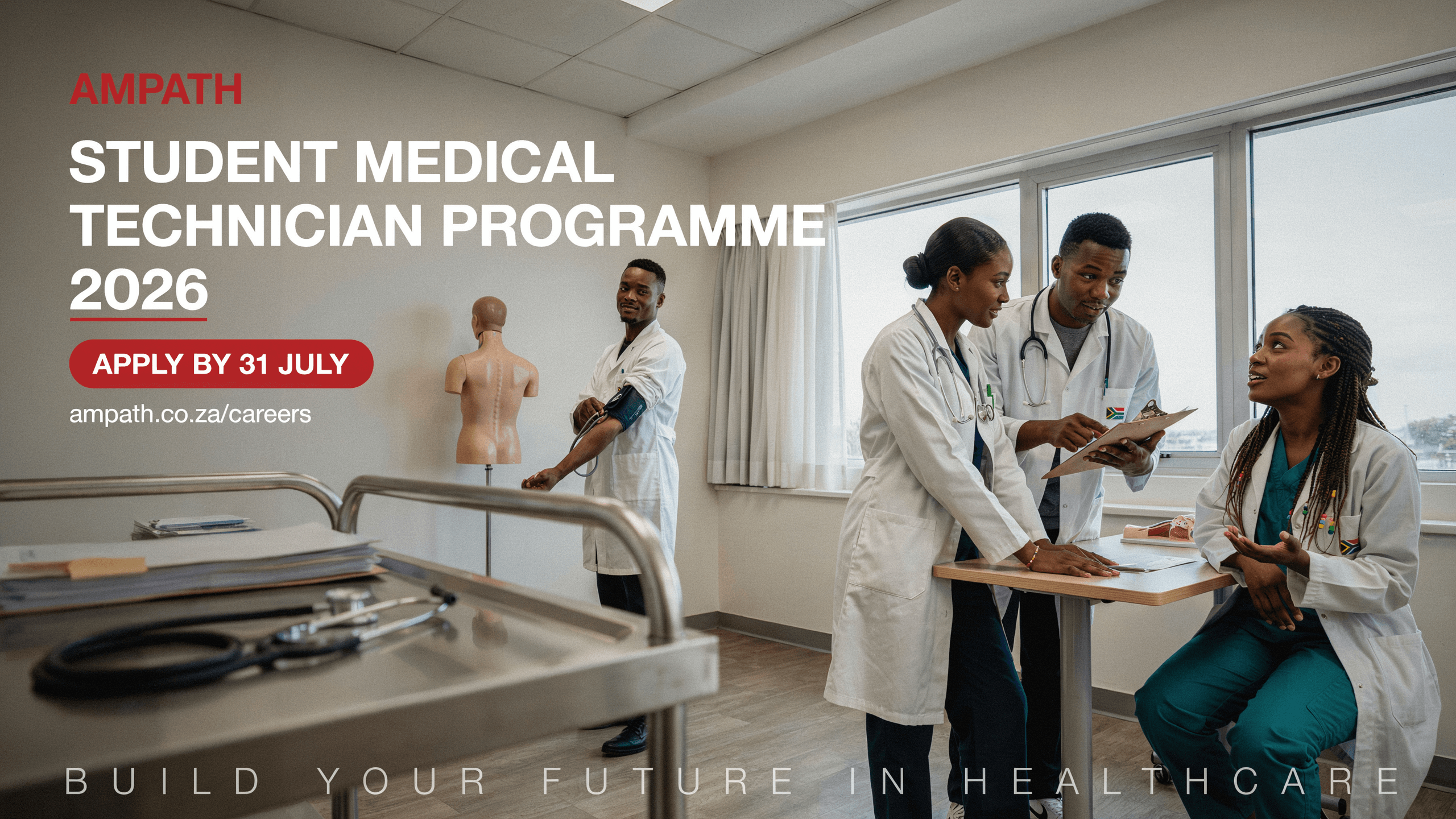 Ampath Student Medical Technician Programme 2026 – Apply by 31 July