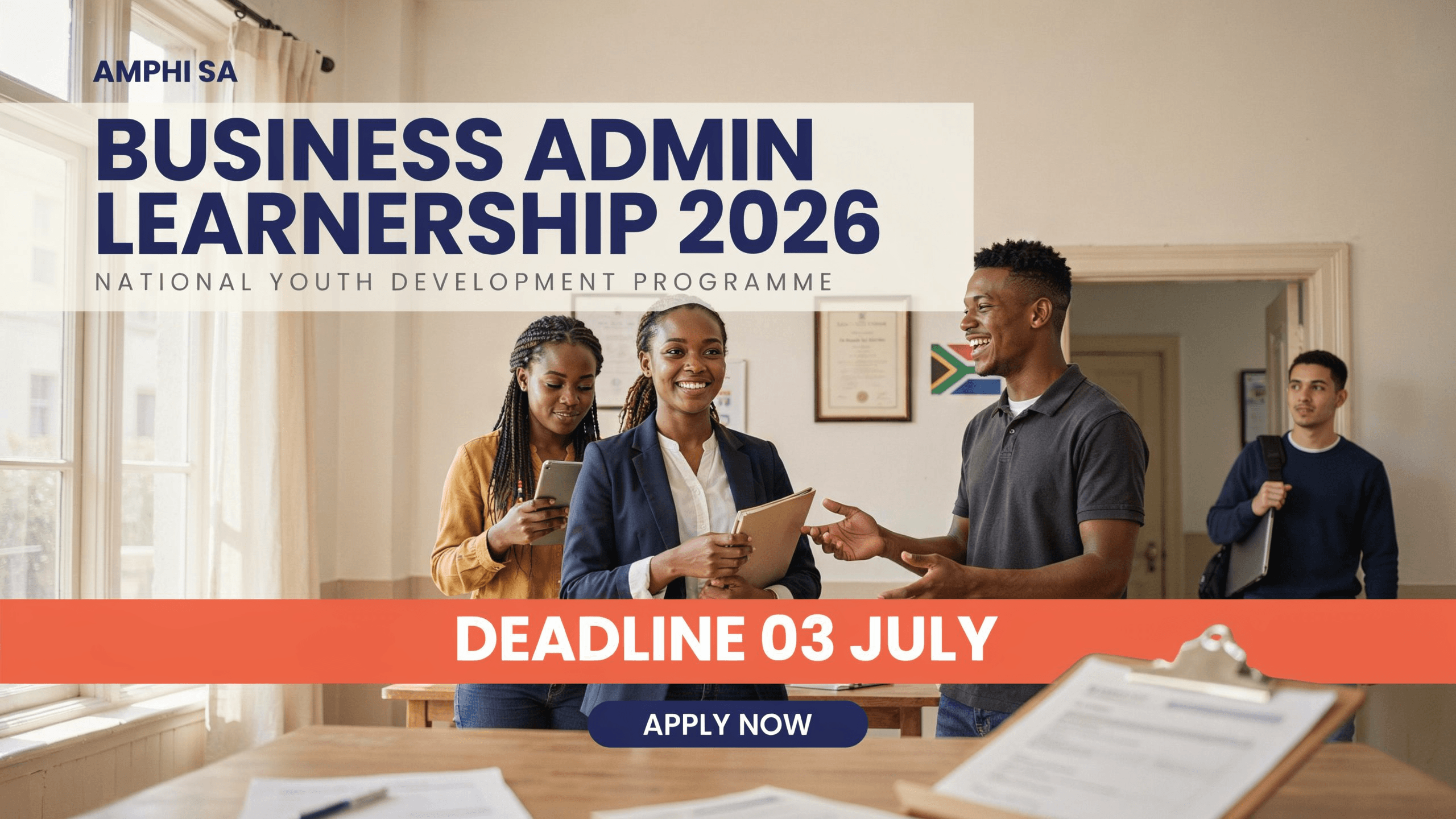 Amphi SA Business Admin Learnership 2026 - Deadline 03 July