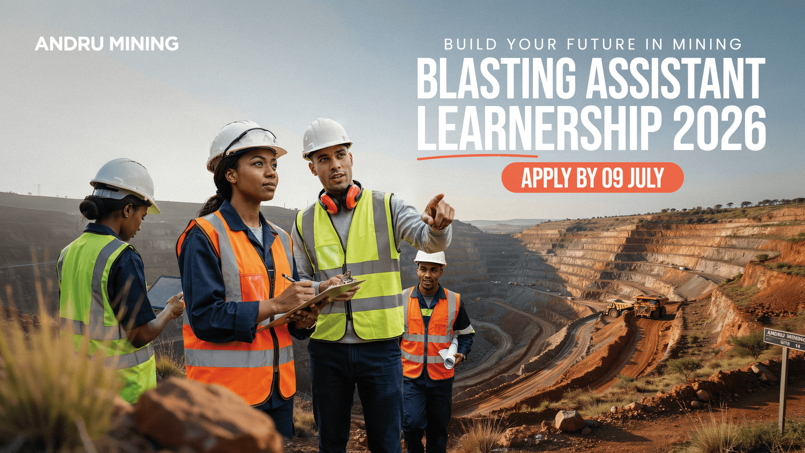 Andru Mining Blasting Assistant Learnership 2026 – Apply by 09 July
