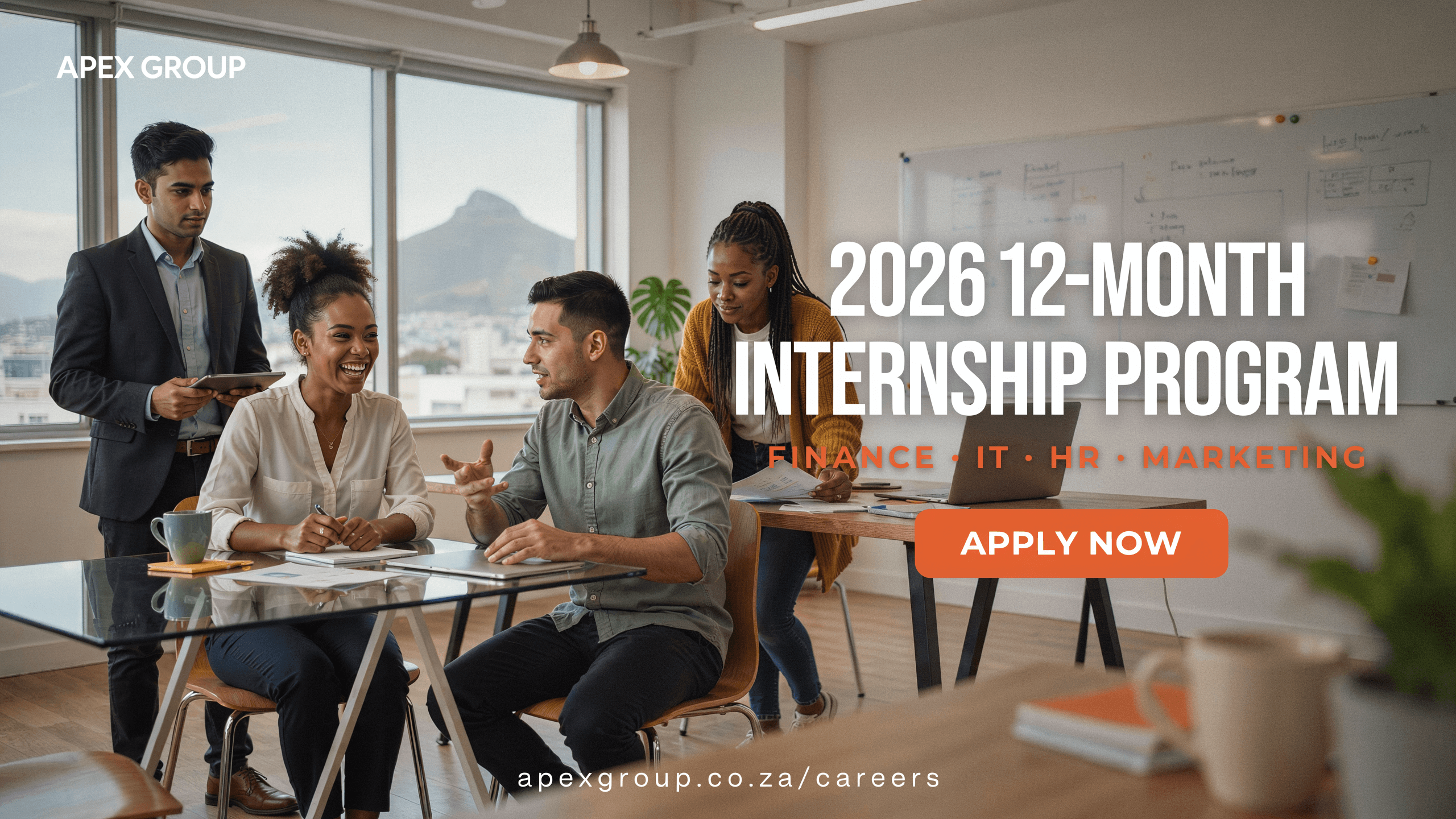 Apex Group 2026 12‑Month Internship – Finance, IT, HR & Marketing