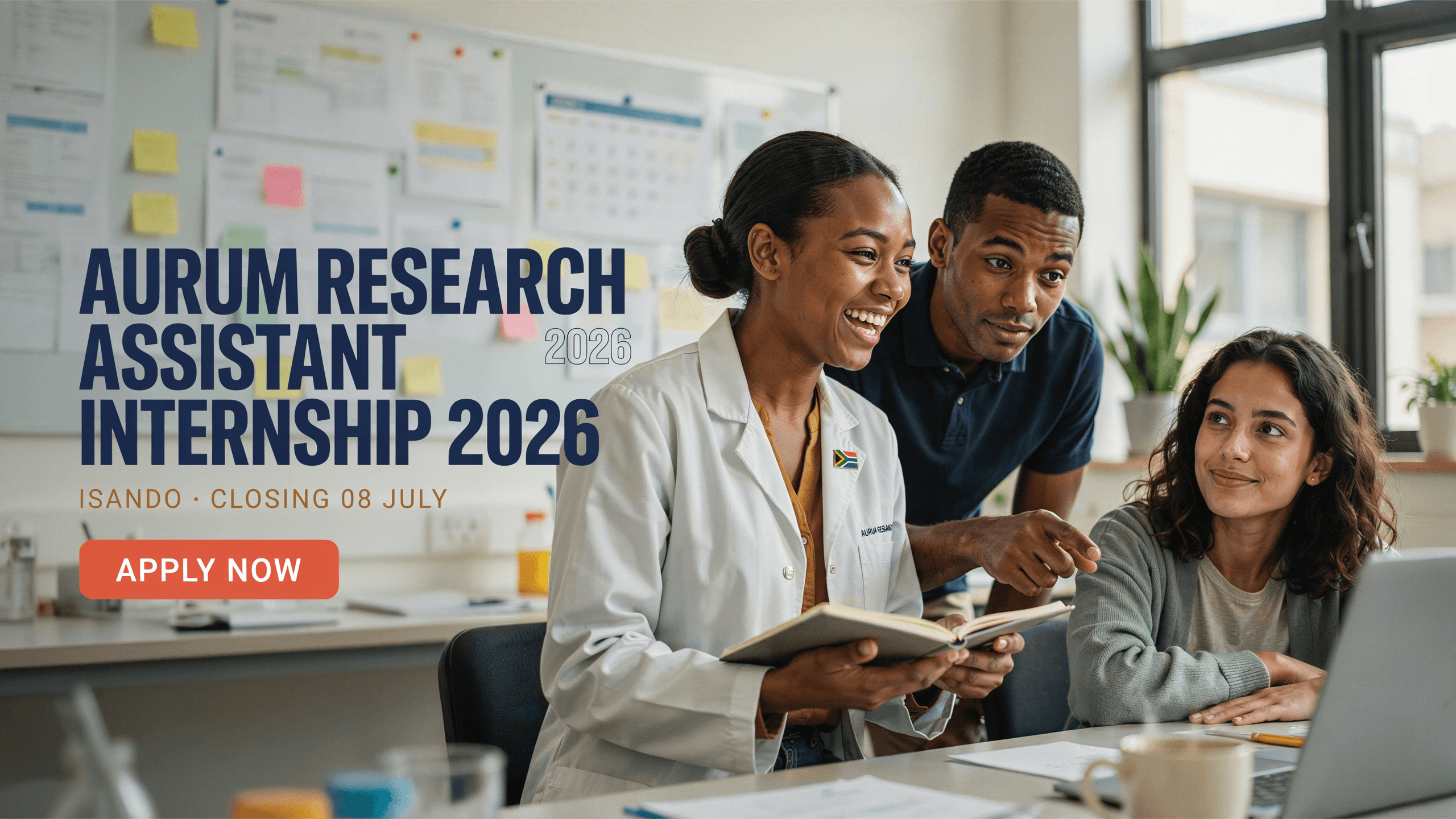 Aurum Research Assistant Internship 2026 – Isando – Closing 08 July
