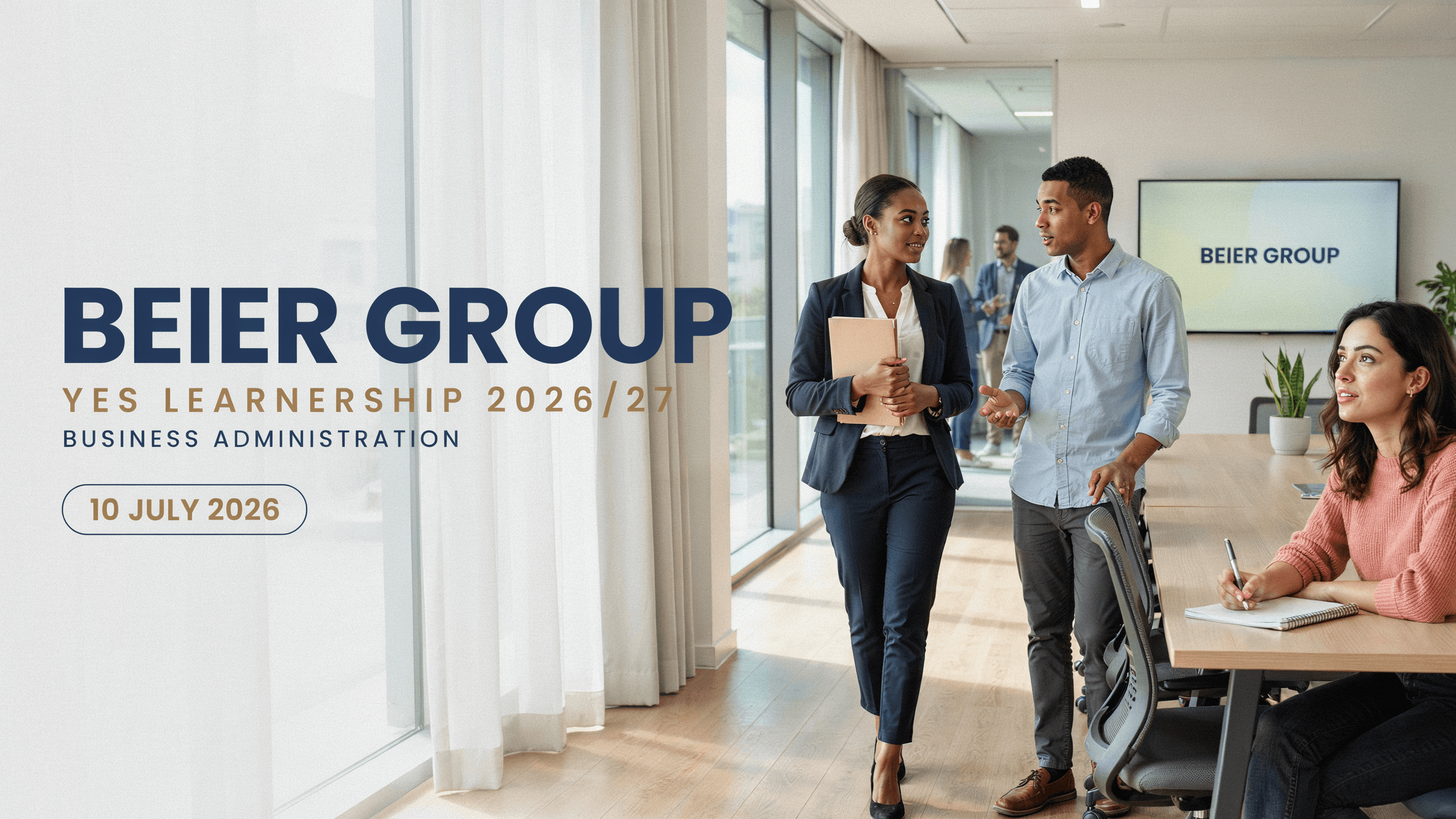 Beier Group YES Learnership 2026/27 – Biz Admin – 10 July 2026