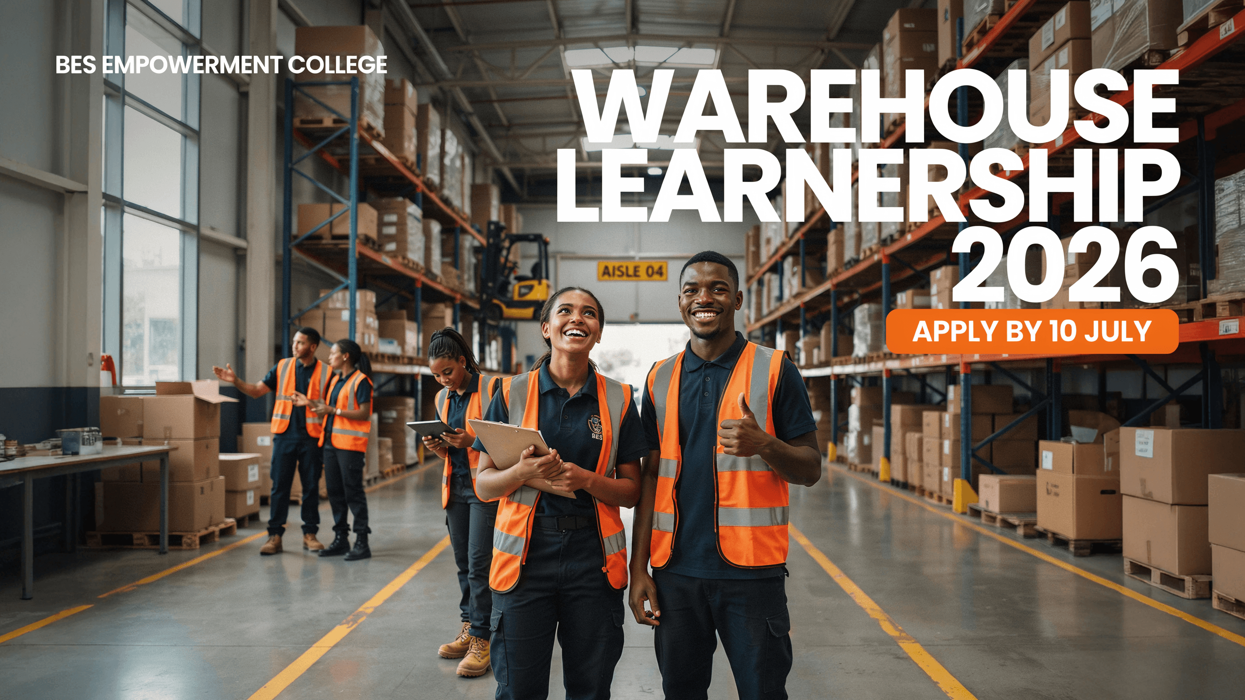 BES Empowerment College Warehouse Learnership 2026 – Apply by 10 July