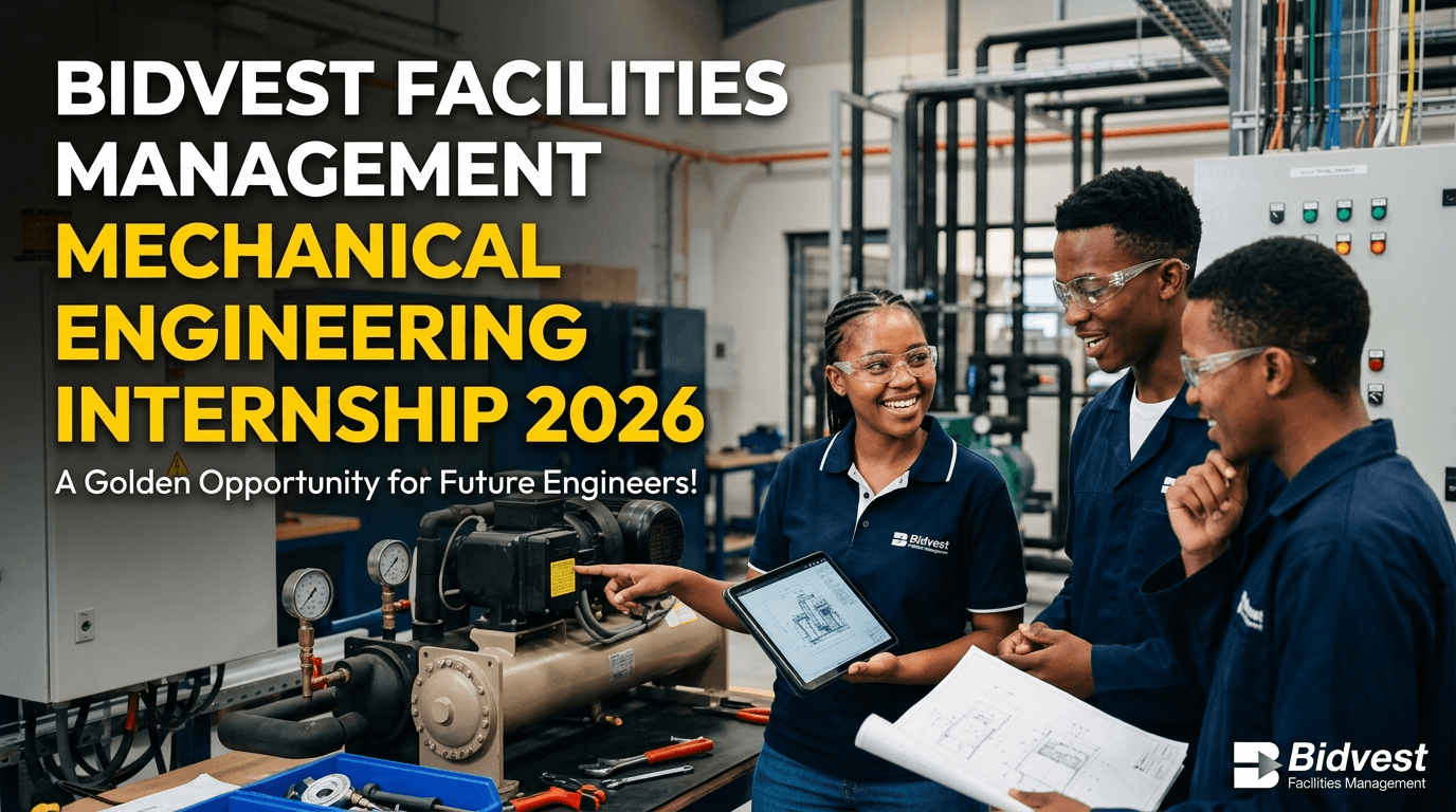 Bidvest Facilities Management Mechanical Engineering Internship 2026