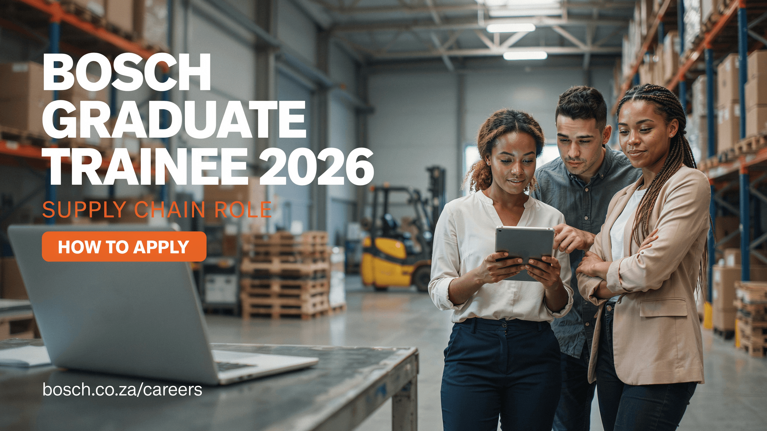 Bosch Graduate Trainee 2026 – Supply Chain Role – How to Apply