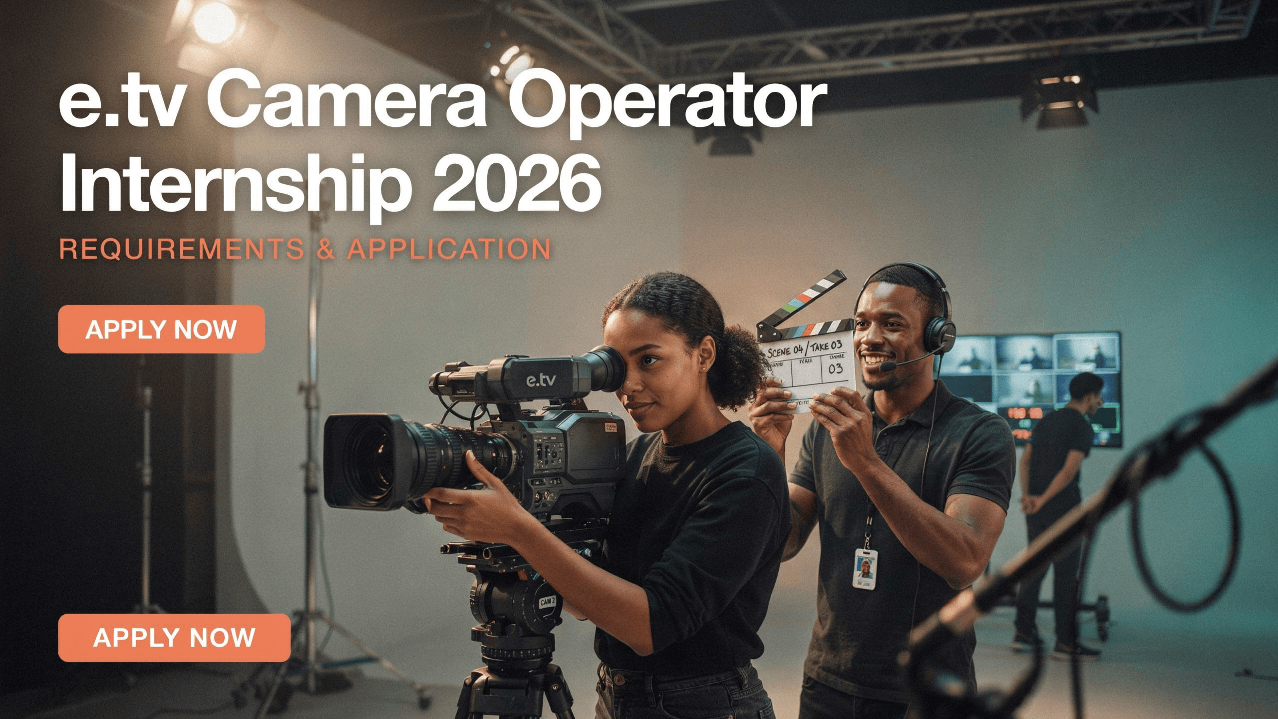 e.tv Camera Operator Internship 2026 – Requirements & Application