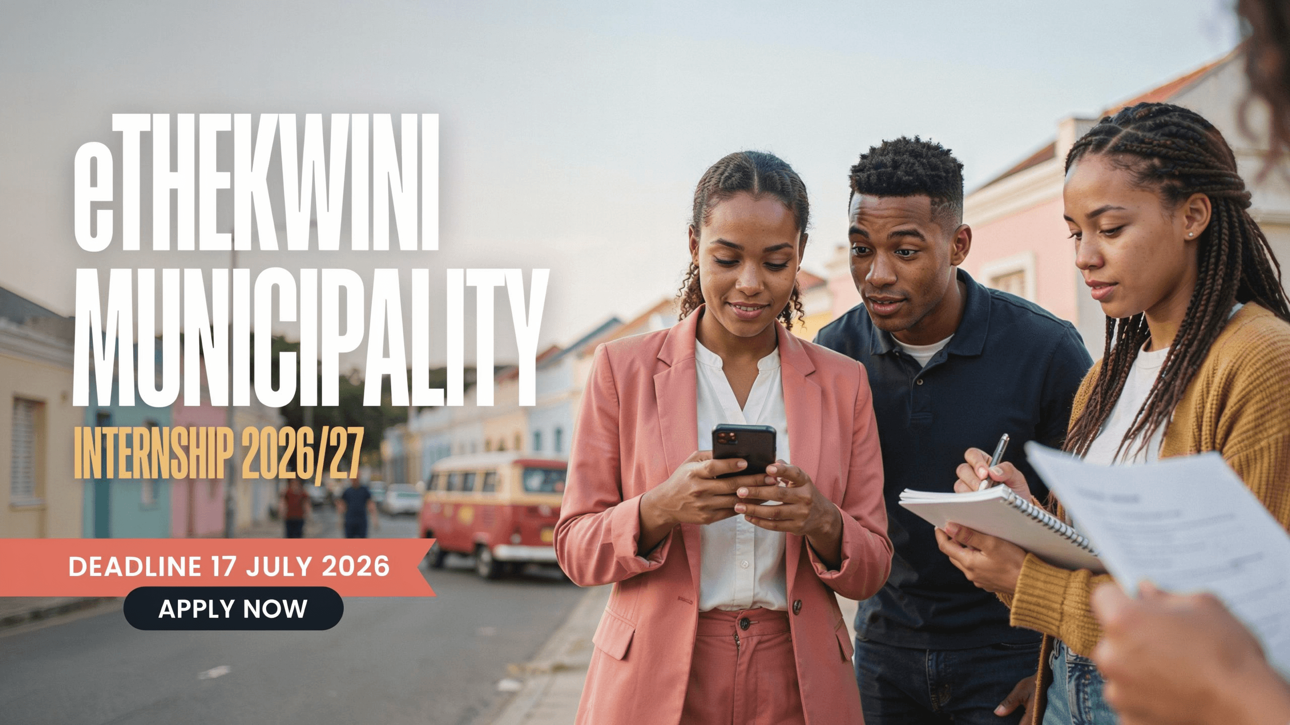 eThekwini Municipality Internship 2026/27 – deadline 17 July 2026