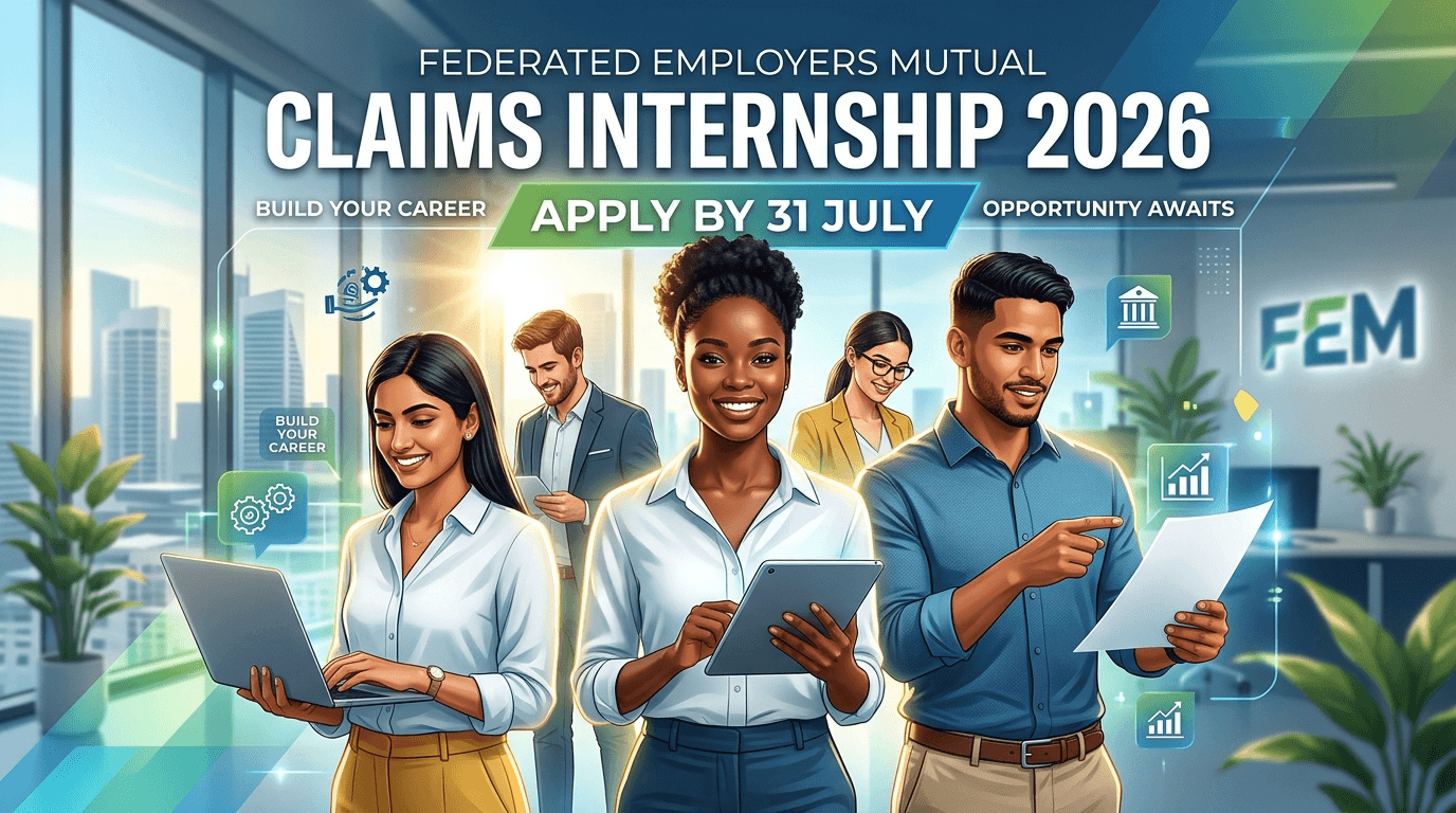 Federated Employers Mutual Claims Internship 2026 – Apply by 31 July
