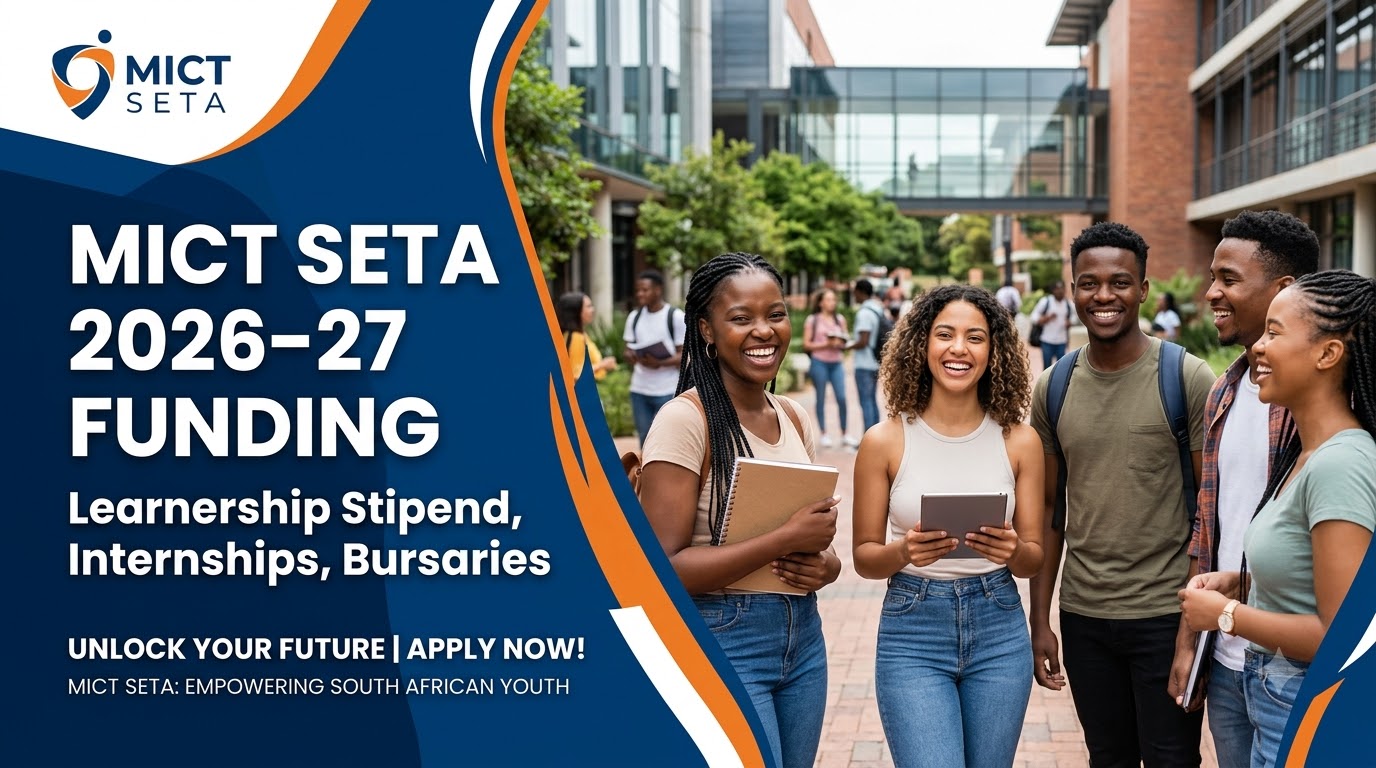 MICT SETA 2026–27 Funding: Learnership Stipend, Internships, Bursaries