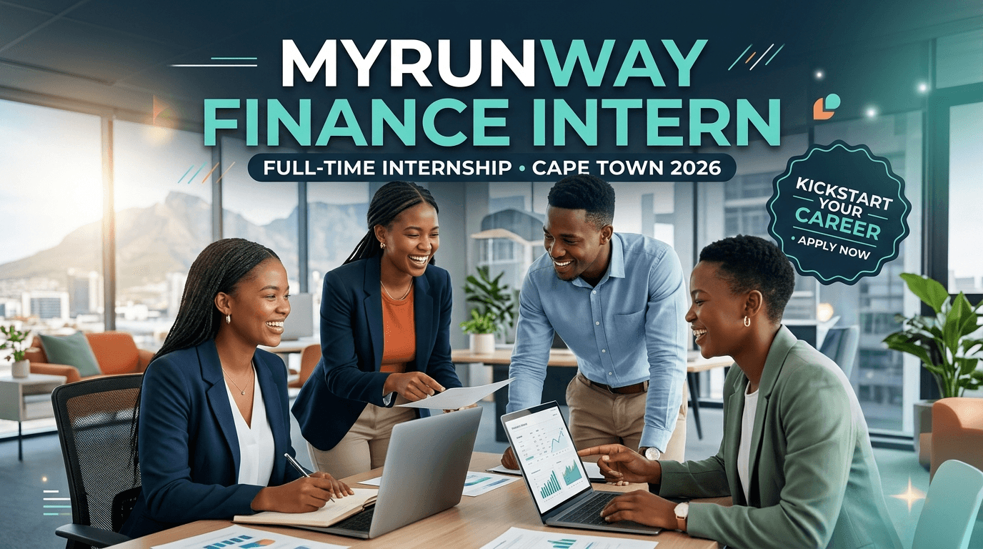MyRunway Finance Intern – Full‑time Internship, Cape Town 2026